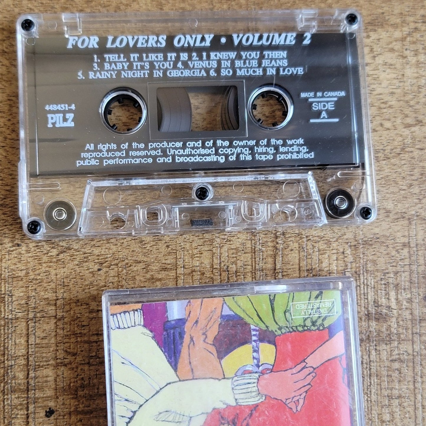 Vtg 1995 Various Artists FOR LOVERS ONLY Cassette Tape