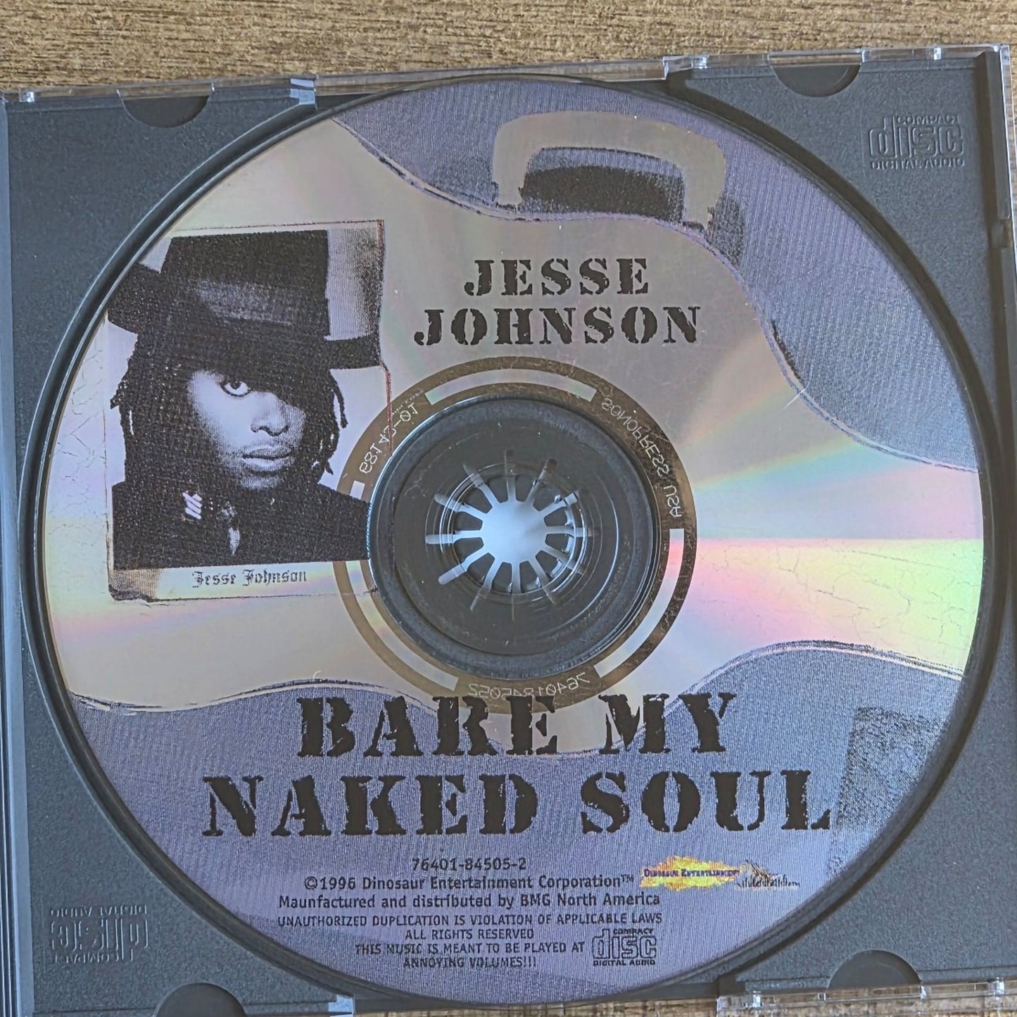 Vtg 1996 Jesse Johnson BARE MY NAKED SOUL CD