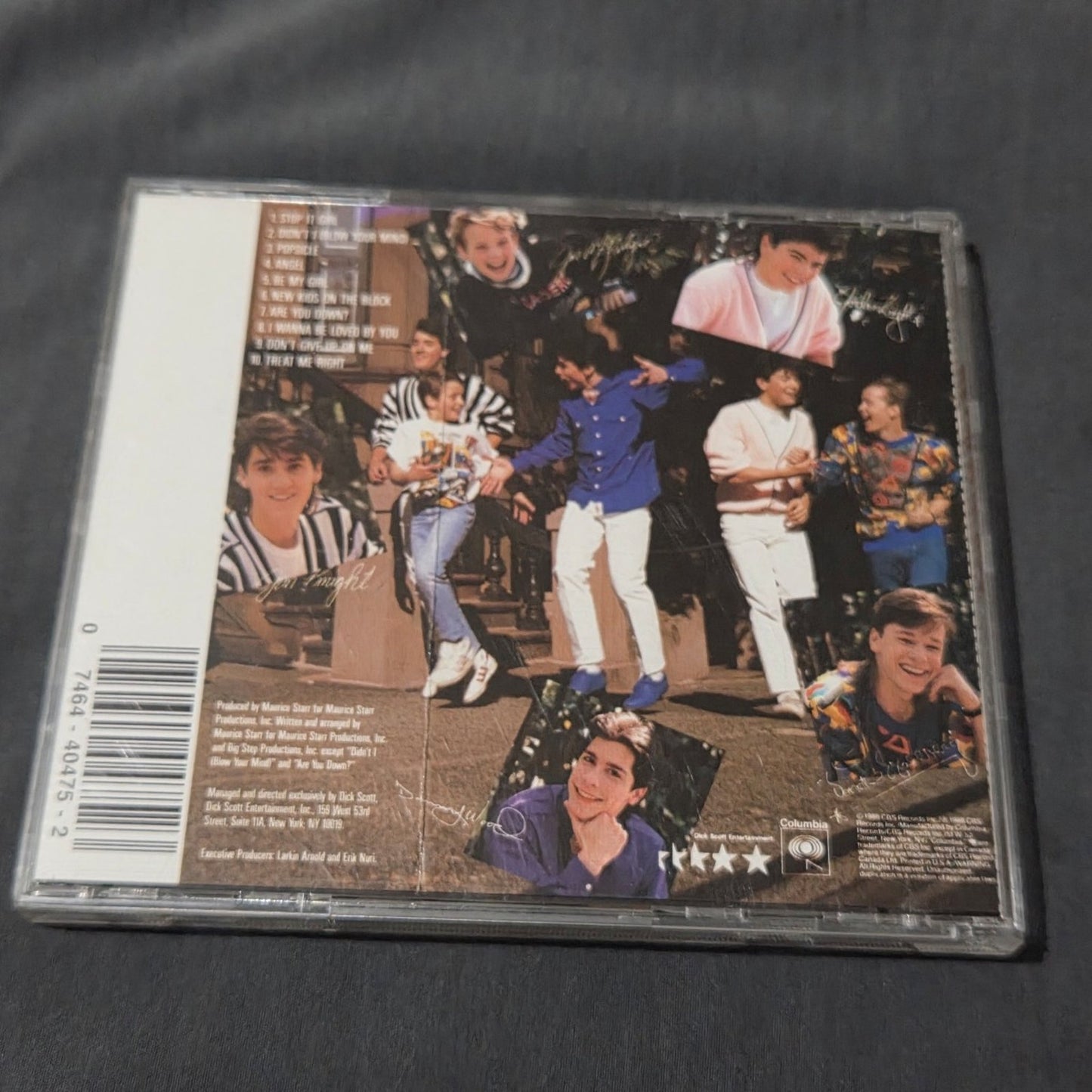 Vtg 1986 NEW KIDS ON THE BLOCK SELF TITLED CD NKOTB