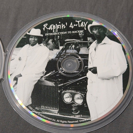 Vtg 1999 Rappin' 4-Tay INTRODUCTION TO MACKIN' CD Hip Hop Rap