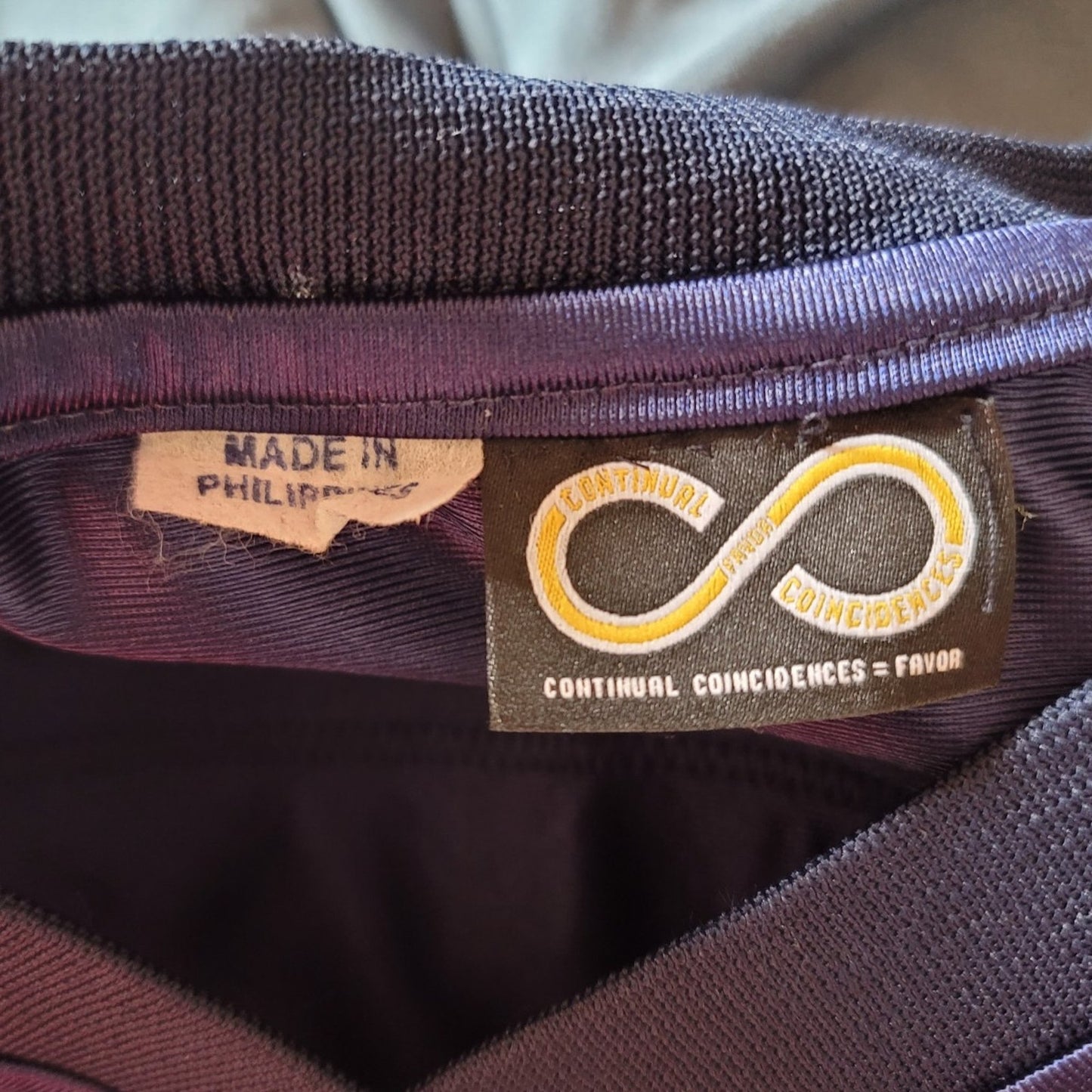 Continual Coincidences Brand Upcycled Vintage Football Jersey GRACE