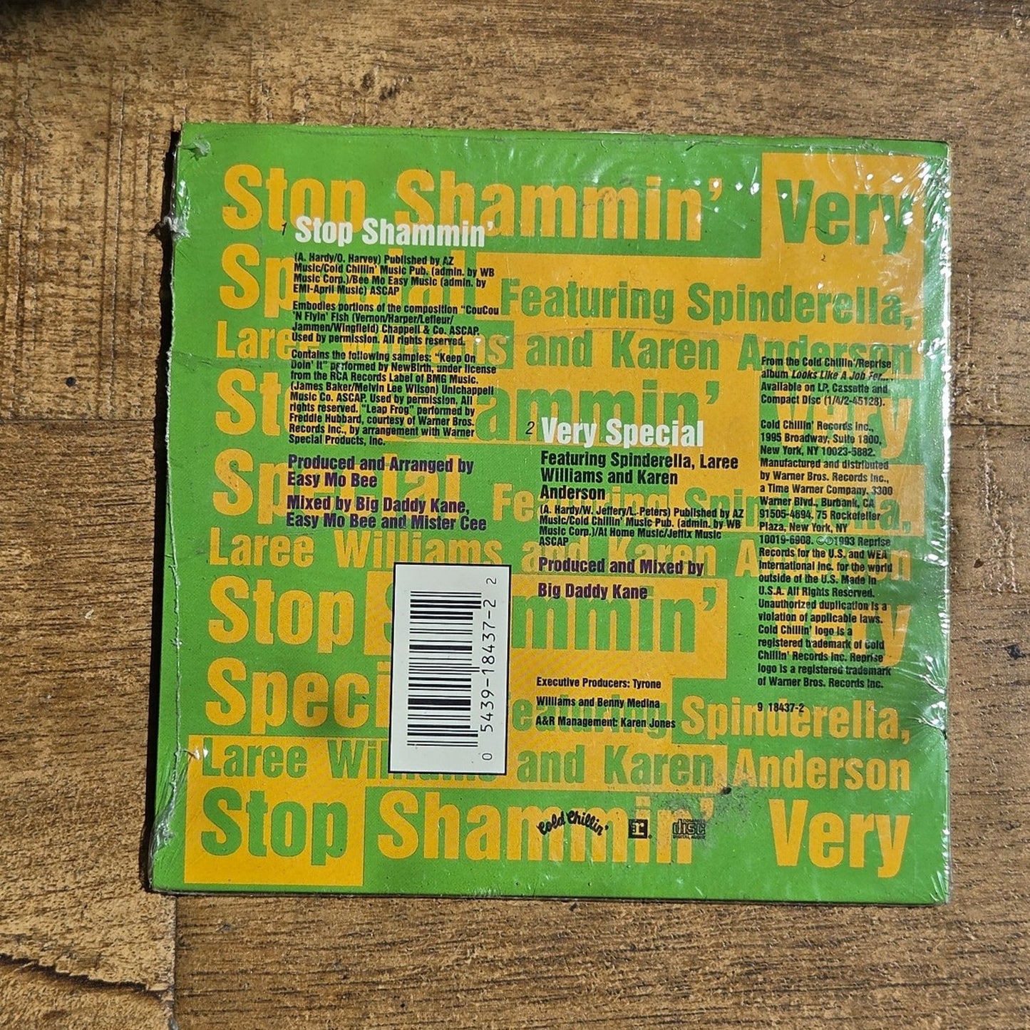 Vtg 1993 Big Daddy Kane Stop Shammin' / Very Special Maxi Single CD