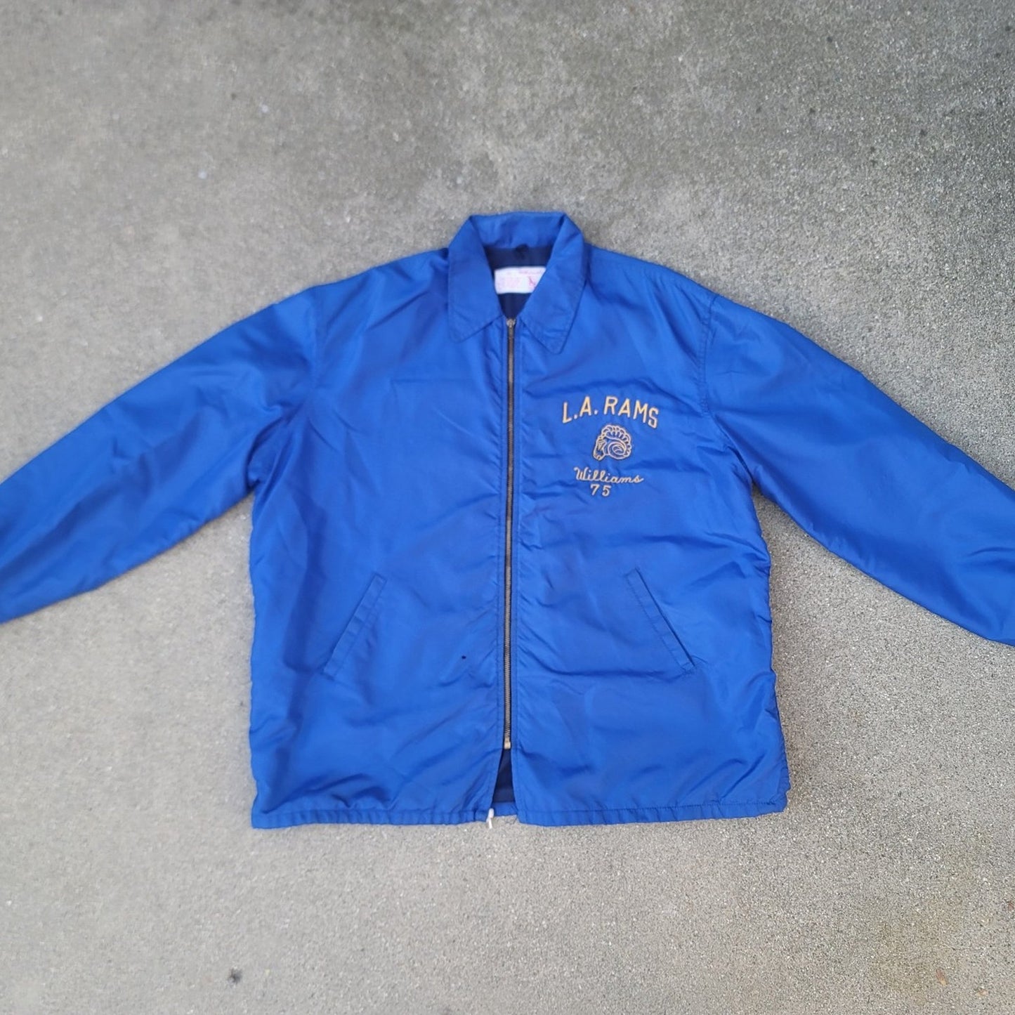 Vtg 1970s Los Angeles Rams John Williams Game Worn Sideline Jacket NFL
