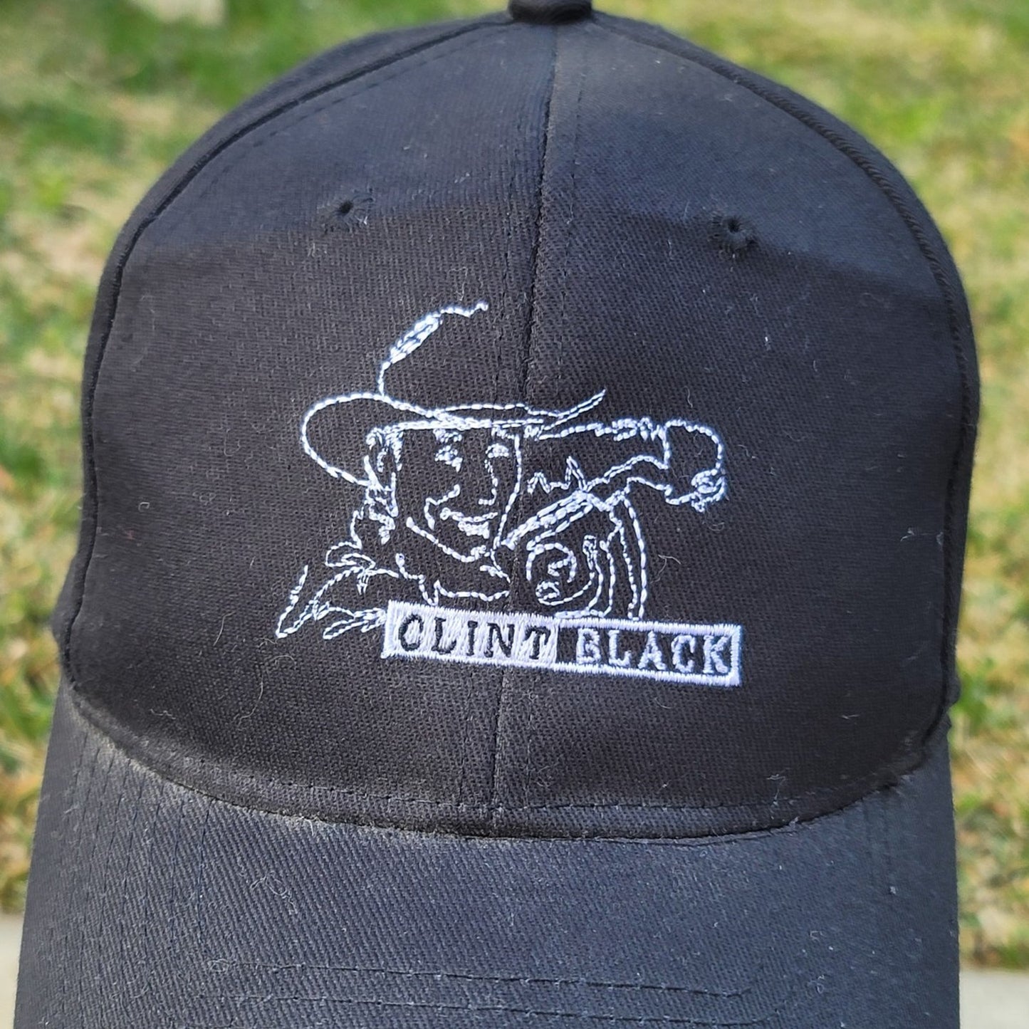 Vtg Clint Black Concert Snapback Hat Country Music