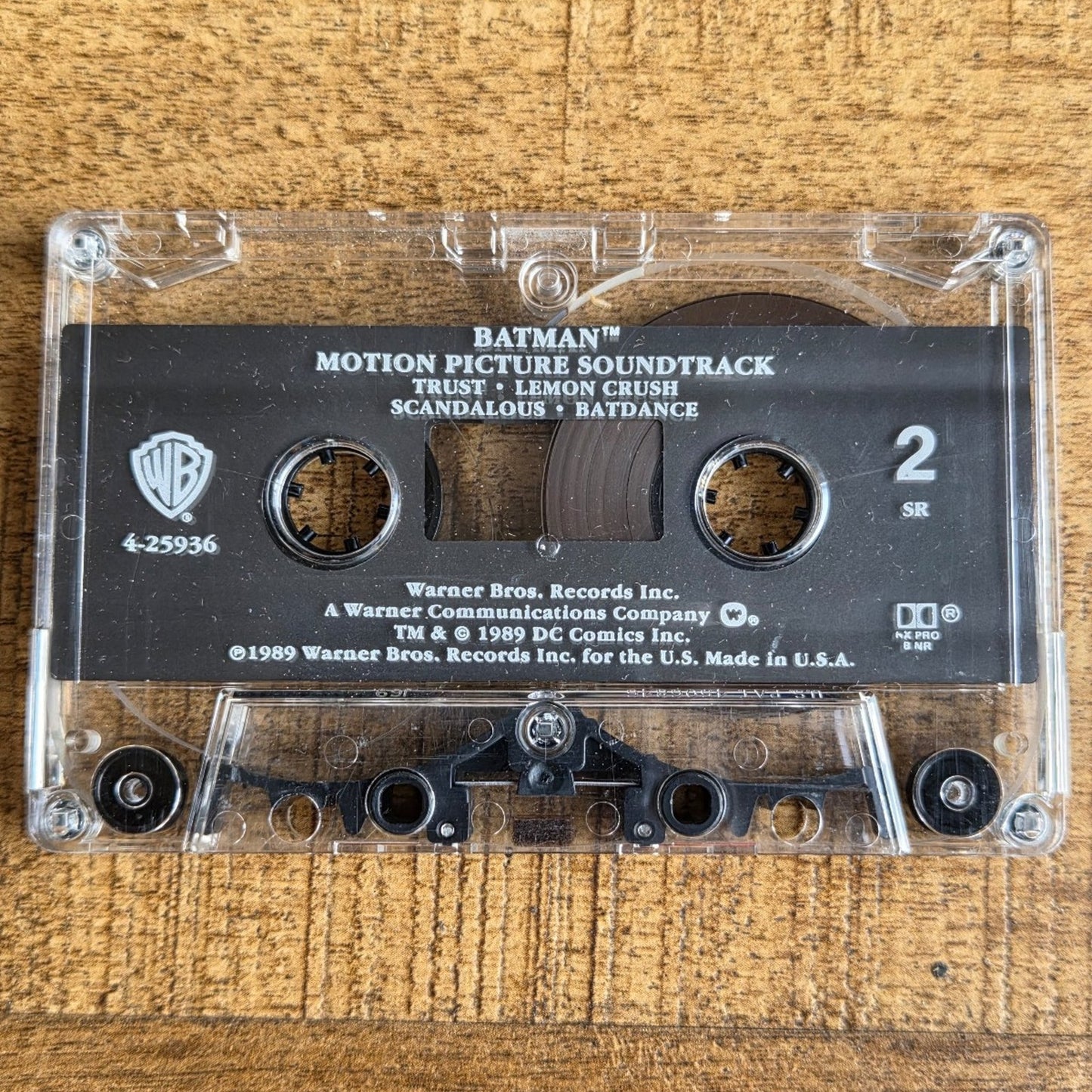 Vtg 1989 Batman Original Movie Soundtrack Cassette Tape