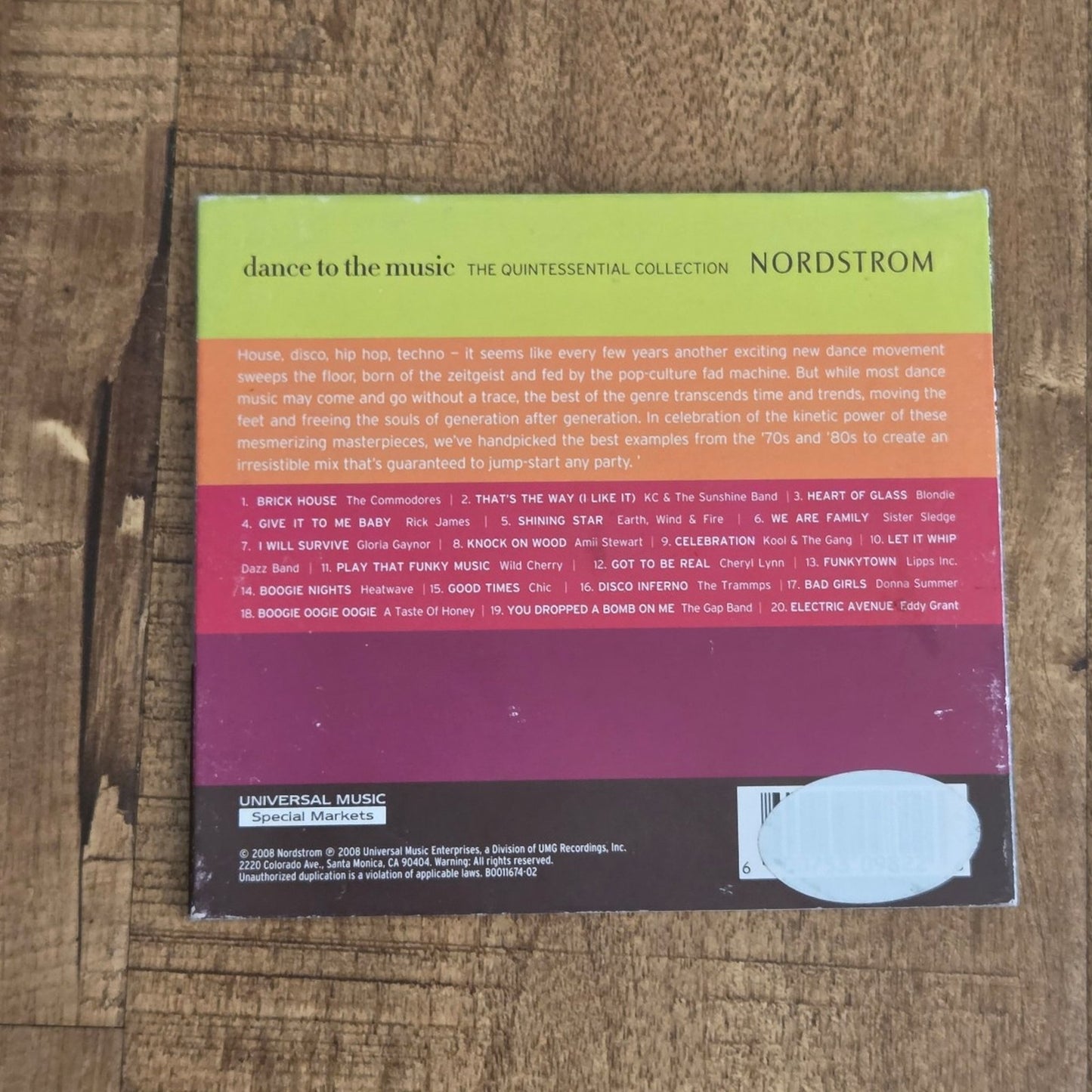 Dance to the Music THE QUINTESSENTIAL COLLECTION CD NORDSTROM