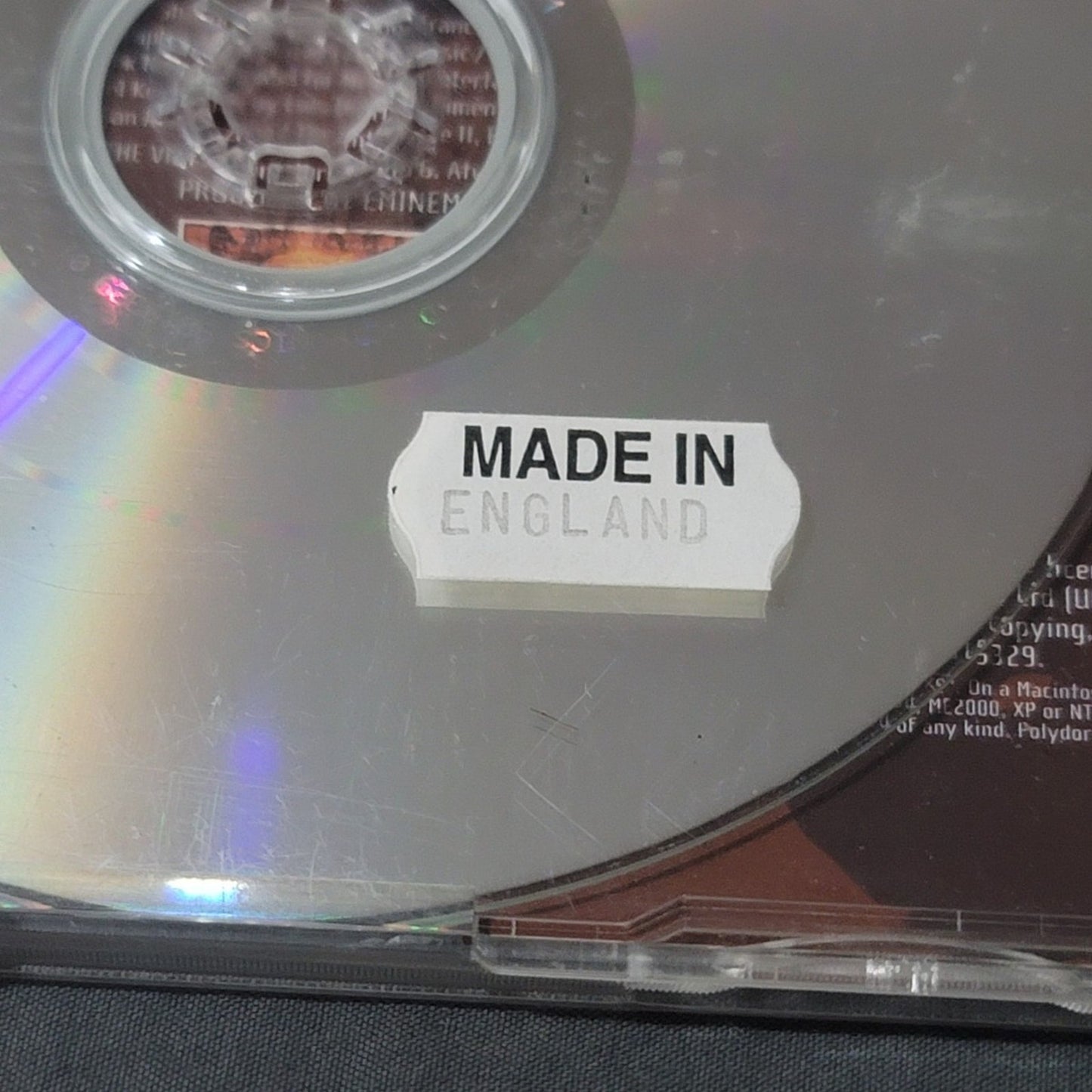 Vtg 2003 Tupac 2pac RUNNIN' (DYING TO LIVE) CD - England Import