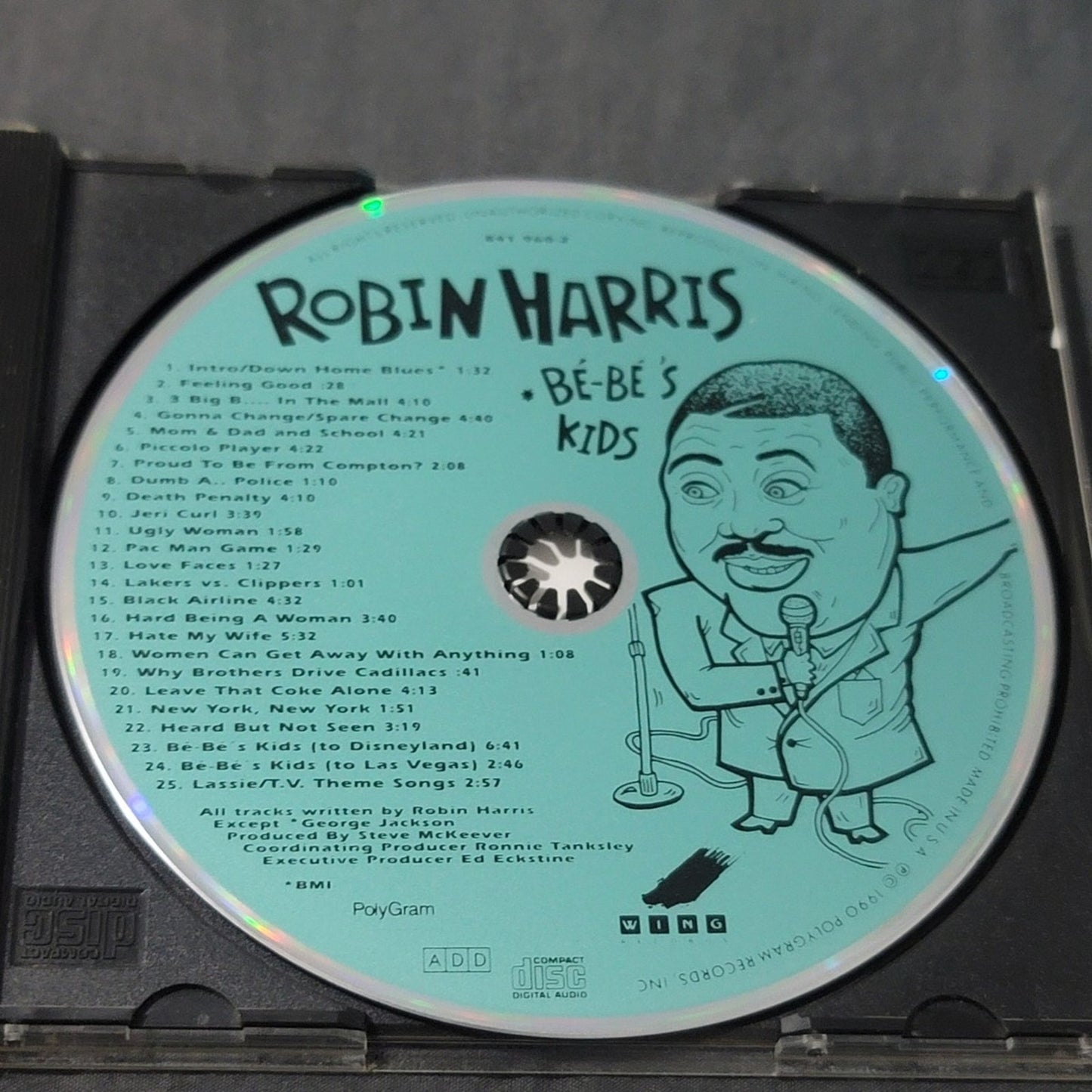 Vtg 1990 Robin Harris BE-BE'S KIDS CD