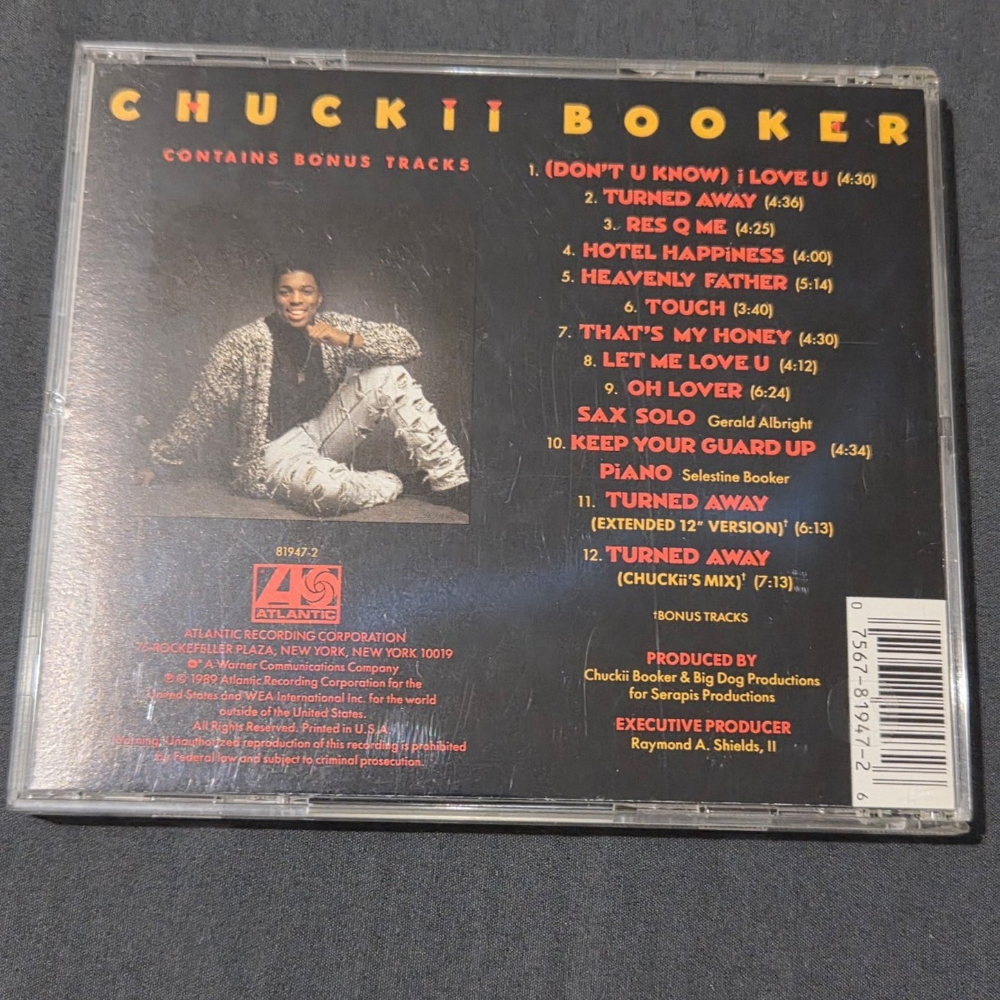Vtg 1989 CHUCKii BOOKER CHUCKii CD