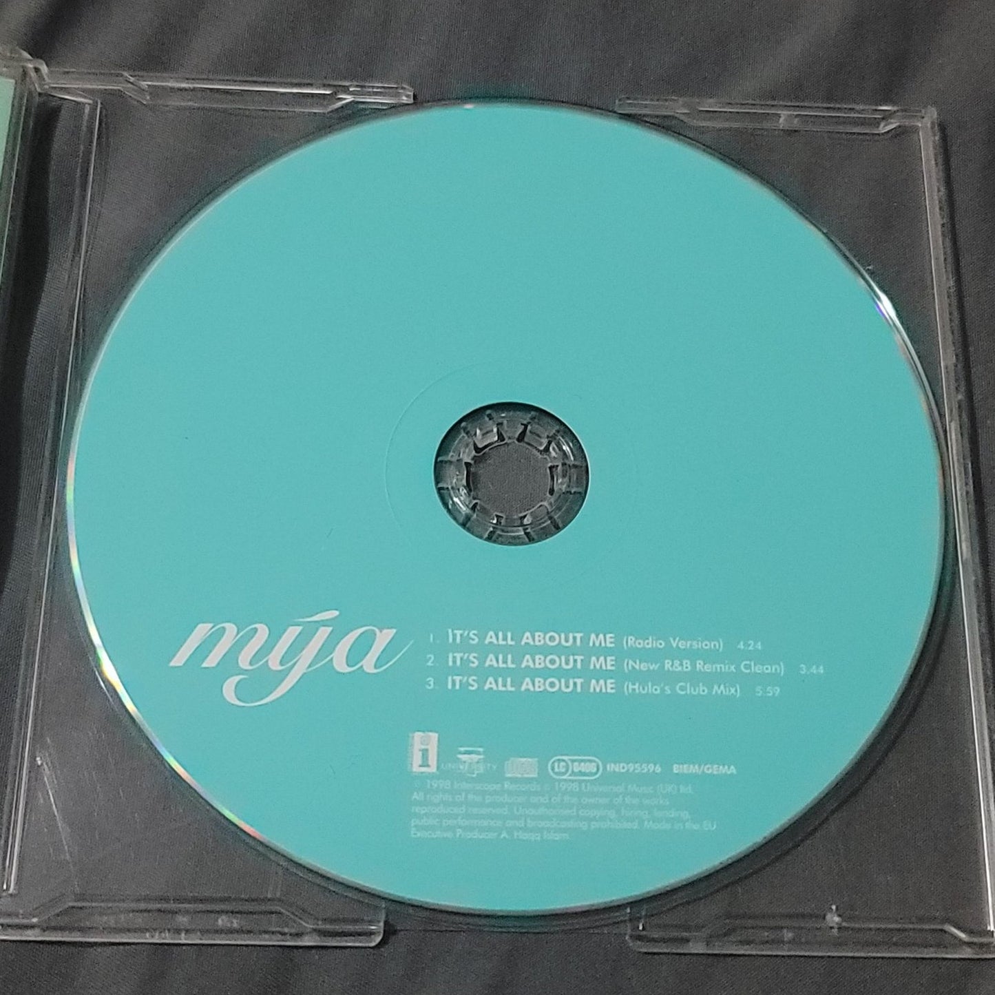 Vtg 1998 Mya IT'S ALL ABOUT ME CD Single (UK Import)