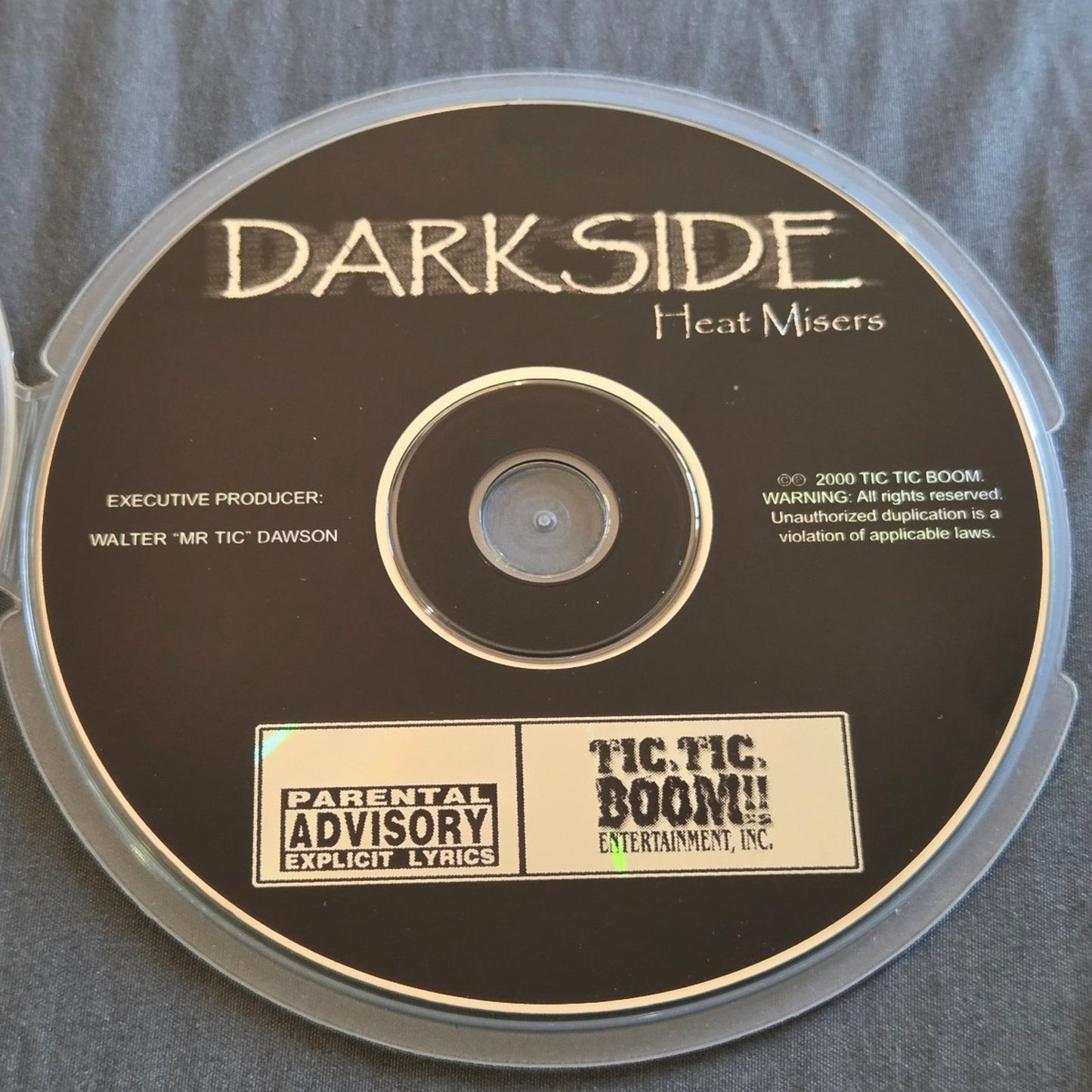 Vtg 2000 DJ Quik Presents Darkside HEAT MISERS CD RAP HIP HOP