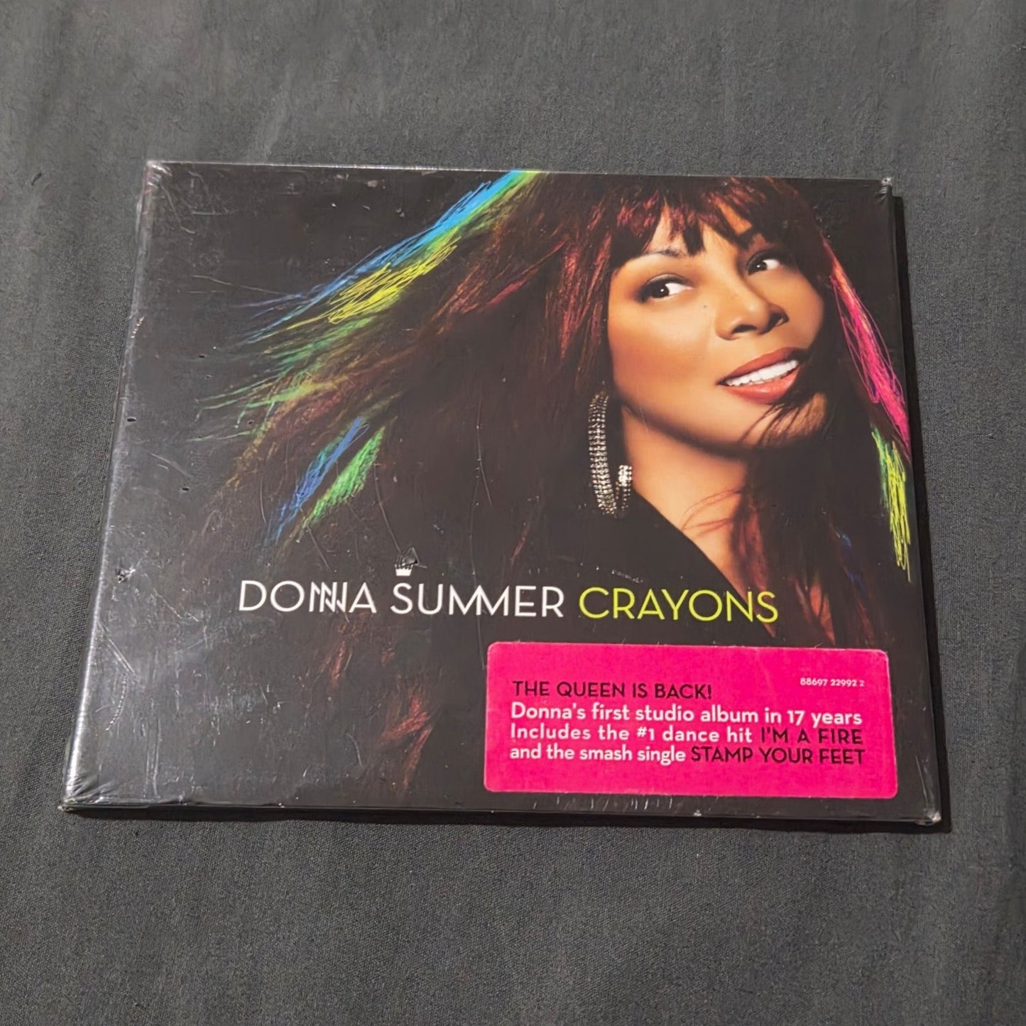 Donna Summers CRAYONS CD w/HYPE STICKER