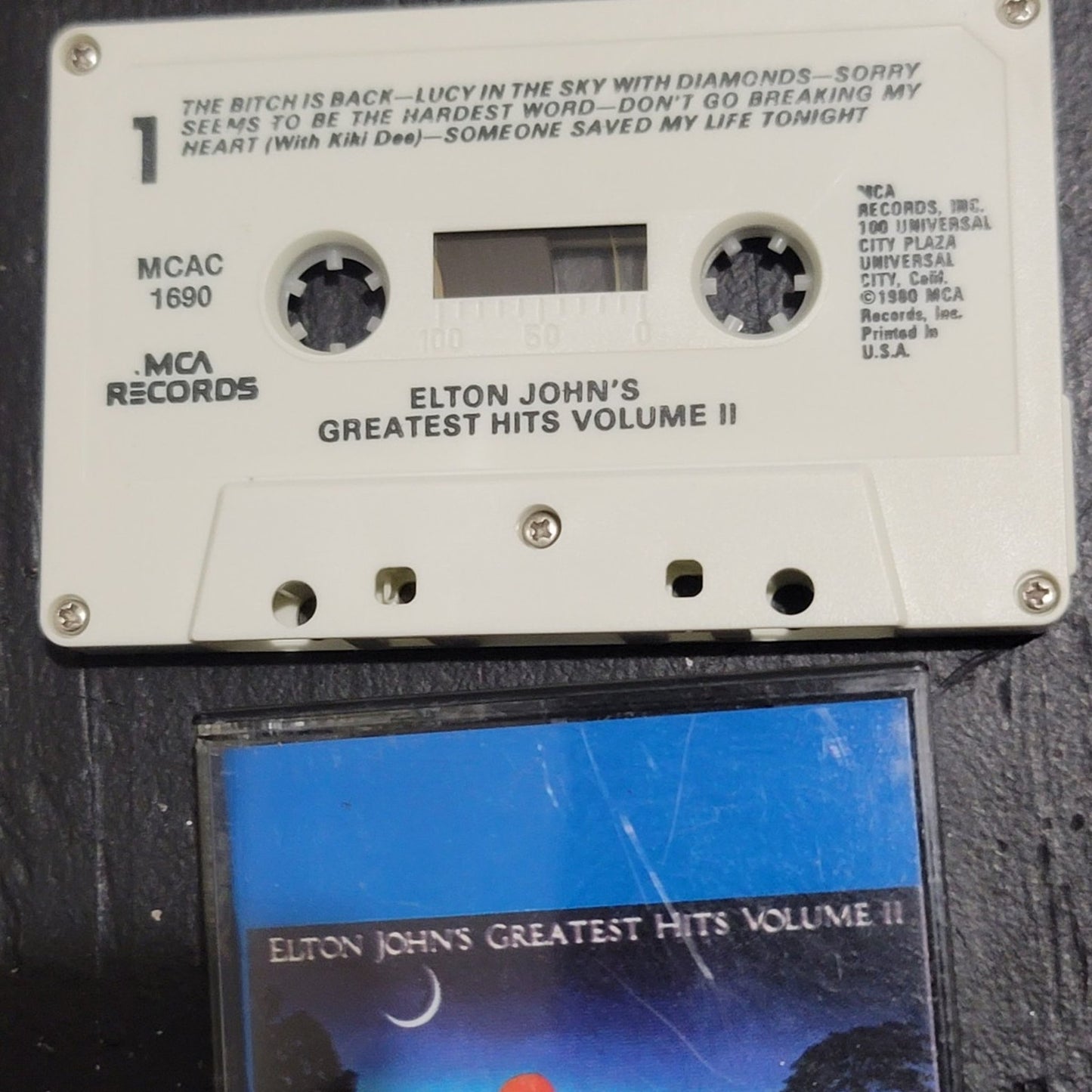 Vtg 1977 Elton John  GREATEST HITS VOLUME 2 Cassette Tape