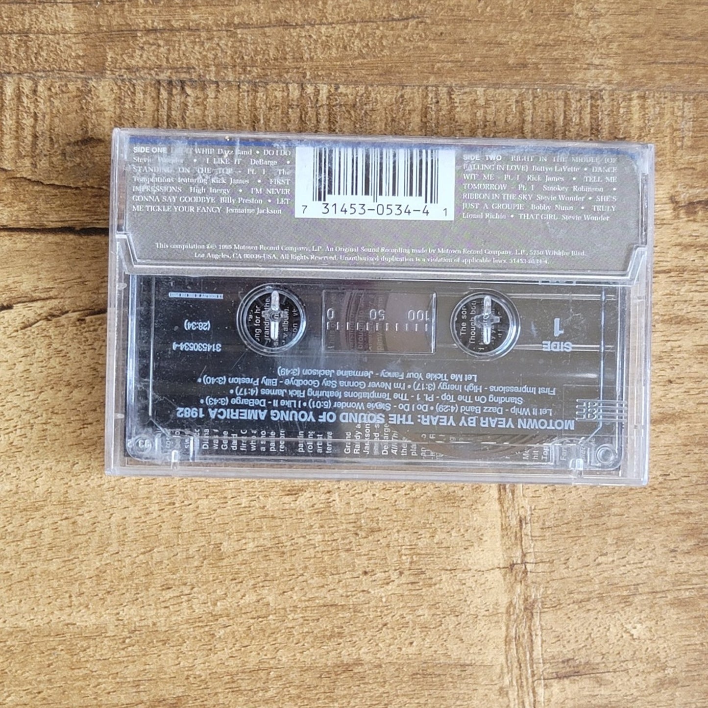 Vtg 1995 Motown Year by Year 1982 Cassette Tape The Sound of Young America