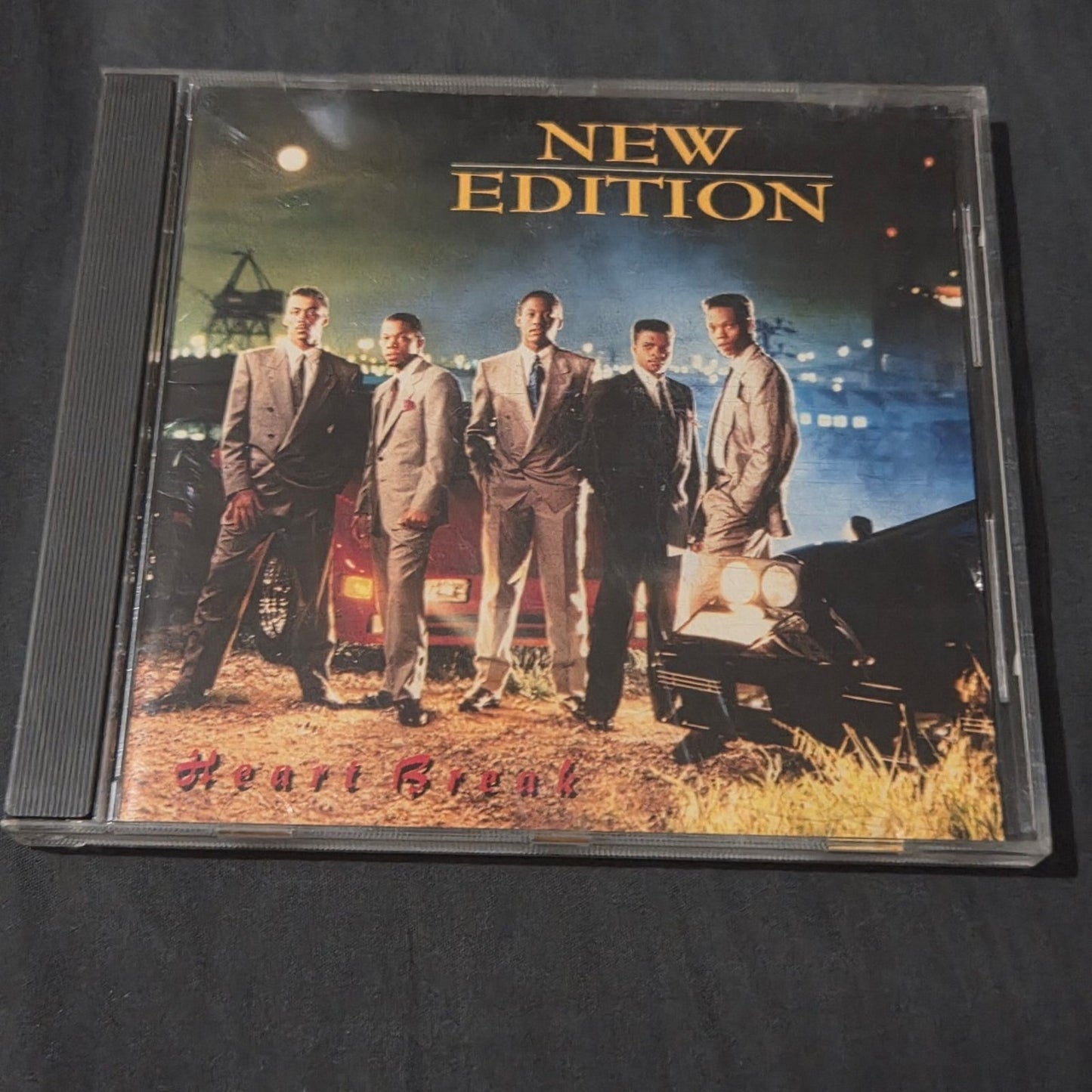 Vtg 1988 New Edition HEART BREAK CD