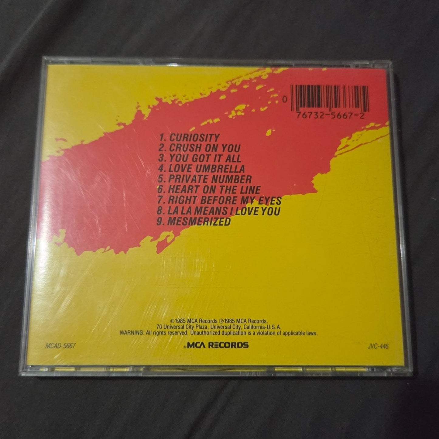 Vtg 1985 The Jets SELF TITLED CD