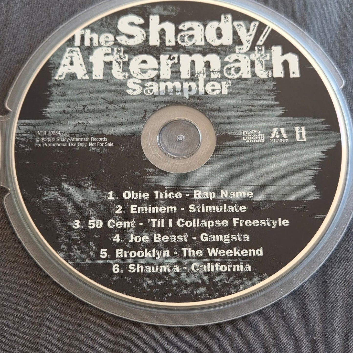 Vtg 2002 THE SHADY AFTERMATH SAMPLER CD EMINEM 50 CENT OBIE TRICE JOE BEAST