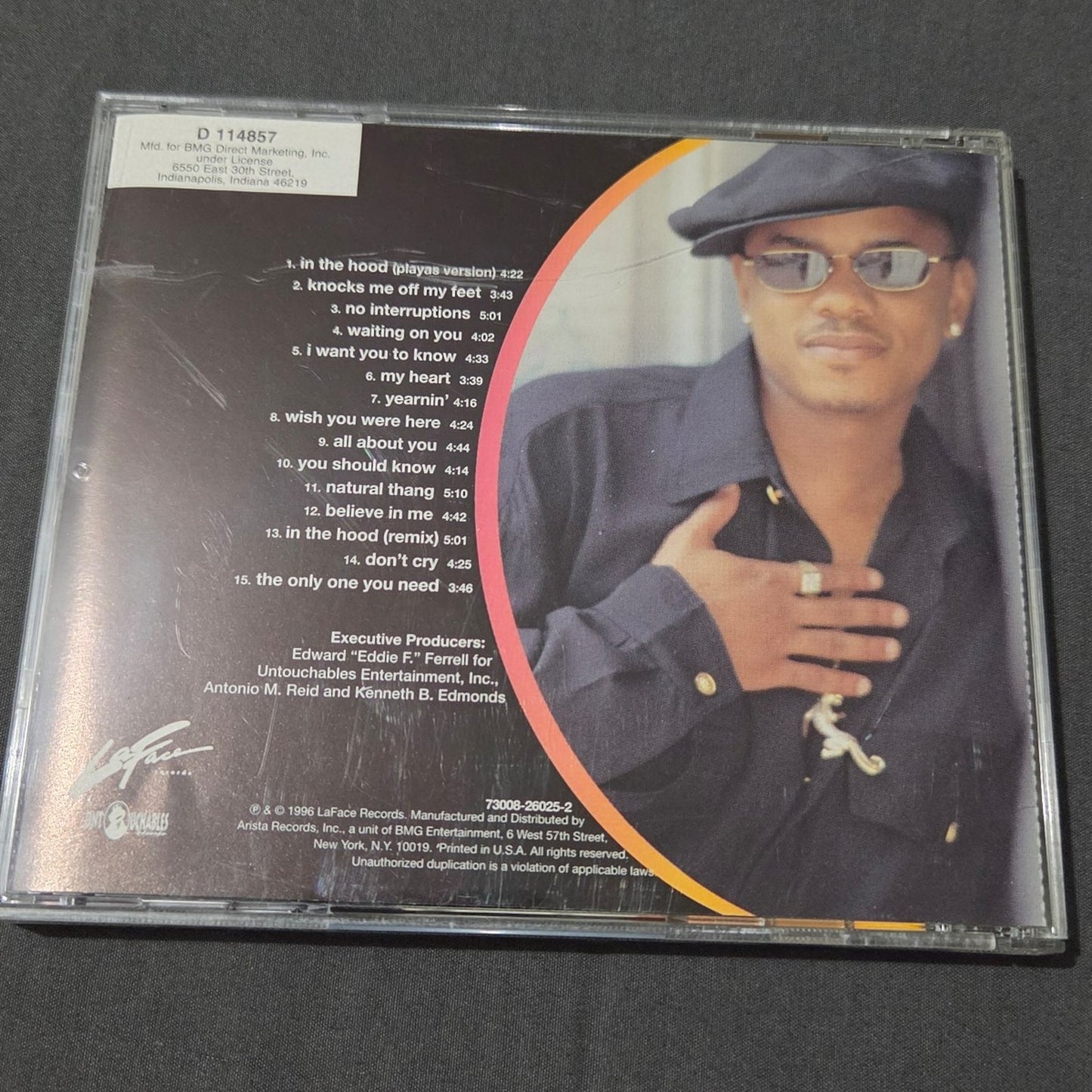 Vtg 1996 Donnell Jones MY HEART CD