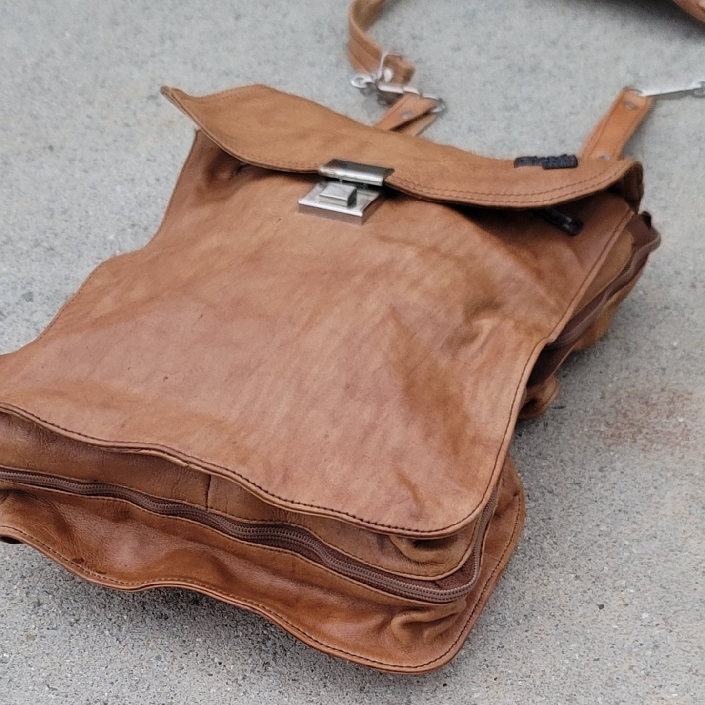 Vtg Karla Bolsas Suede Duffle Crossbody Bag Combo