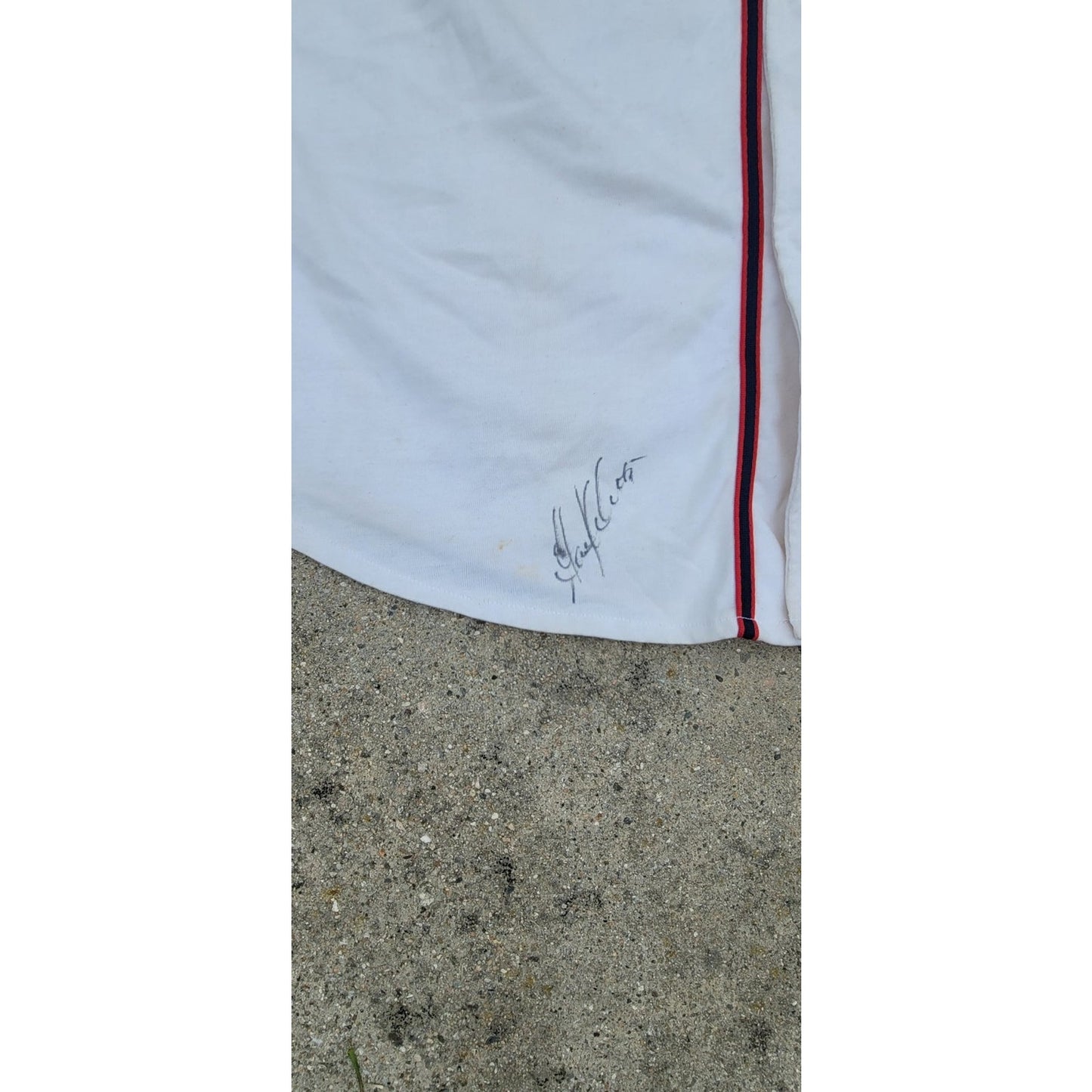Vtg 1980s Starter California Angels Autographed Jersey