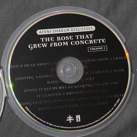Vtg 2000 Afeni Shakur Discusses THE ROSE THAT GREW FROM CONCRETE CD Tupac 2pac