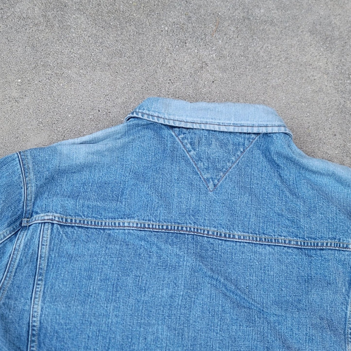 Vtg Tommy Hilfiger Denim Jean Western Jacket