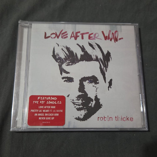 Robin Thicke Love After War CD Hype Sticker