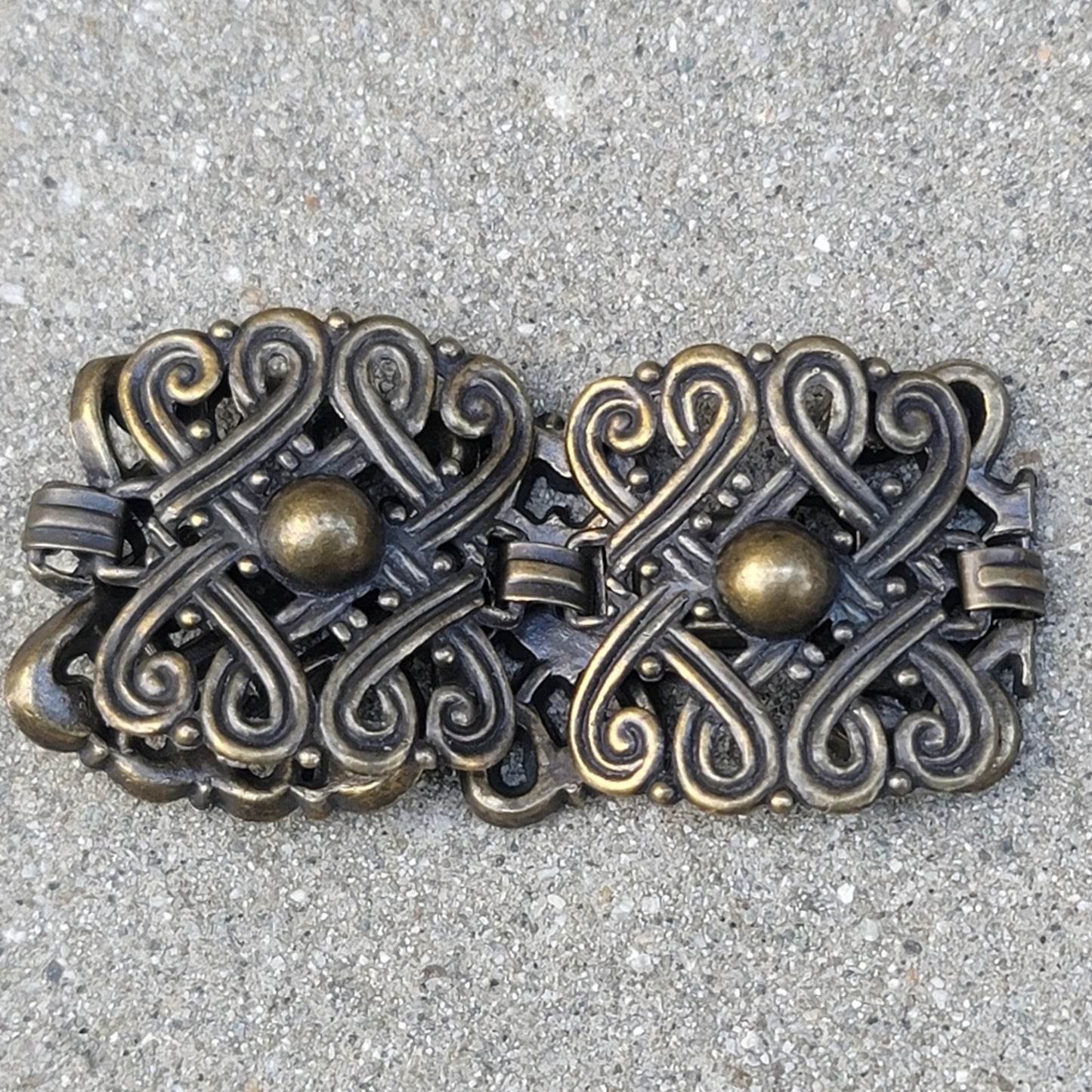 Vtg 1970s Navajo Native Ornate Bracelet