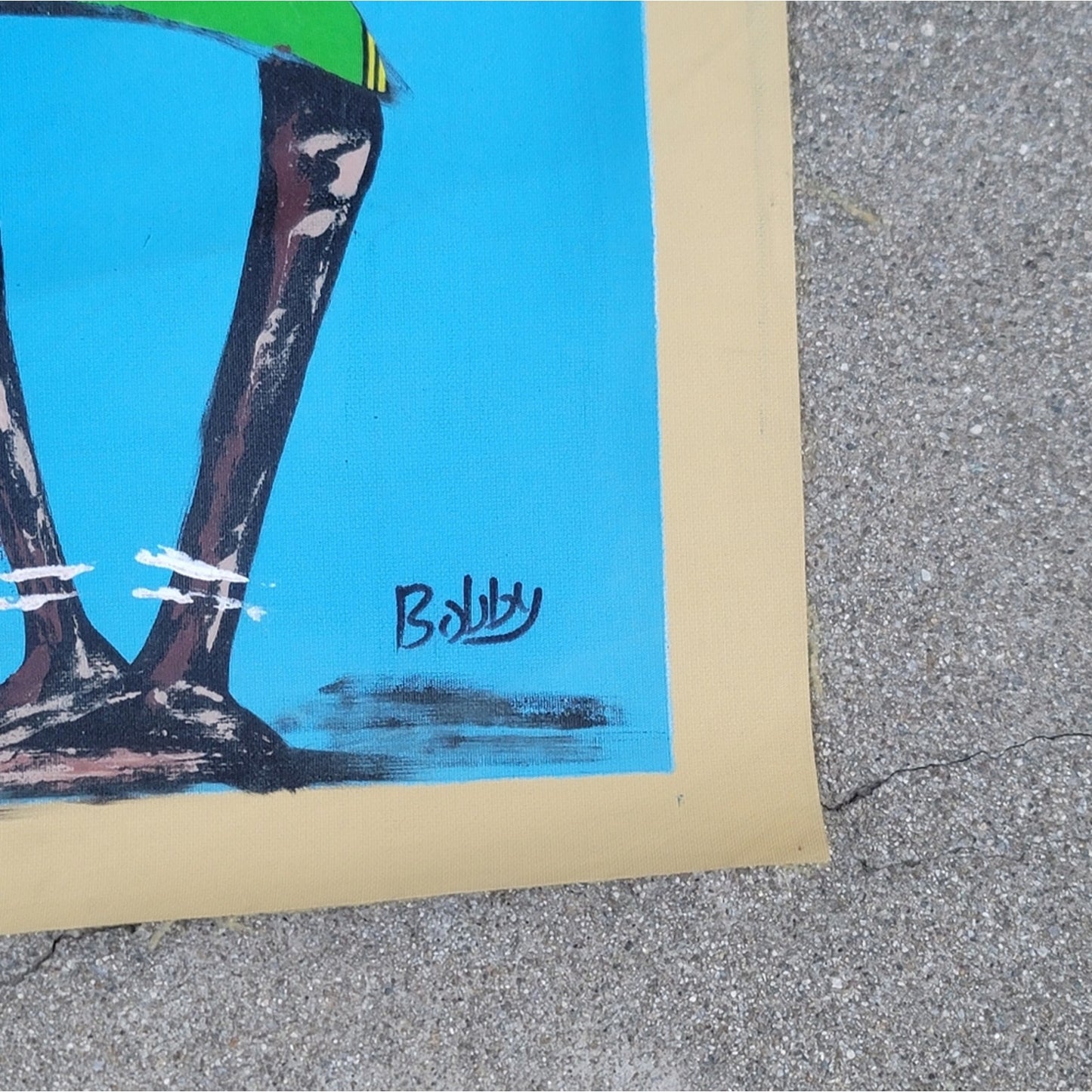 Custom Canvas Oil Painting Ghana West Africa