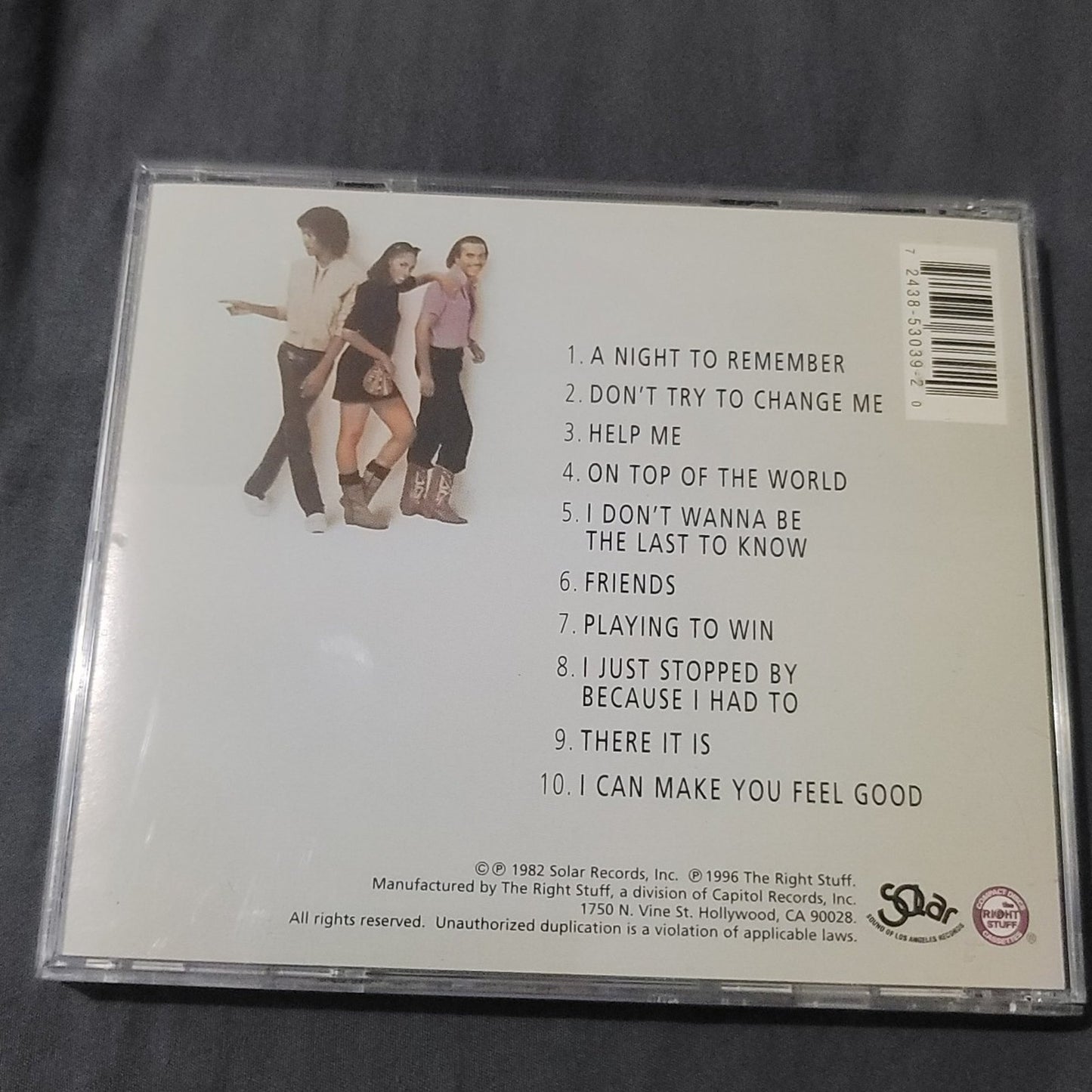 Vtg 1996 Shalamar FRIENDS CD