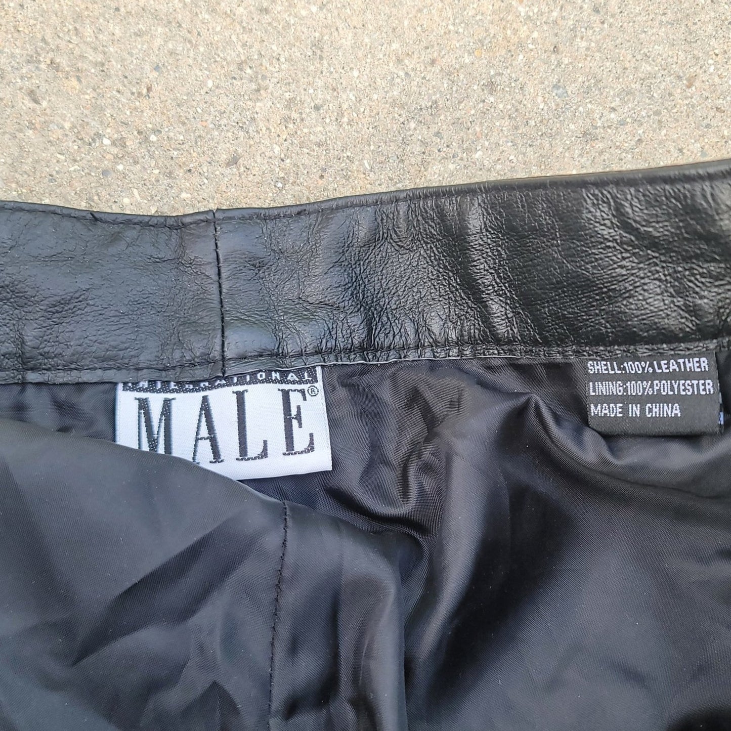 Vtg International MALE Leather Pants