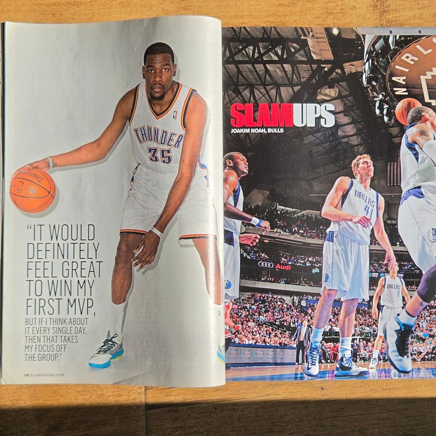 June 2014 SLAM Kevin Durant OKC Thunder Cover Magazine NBA