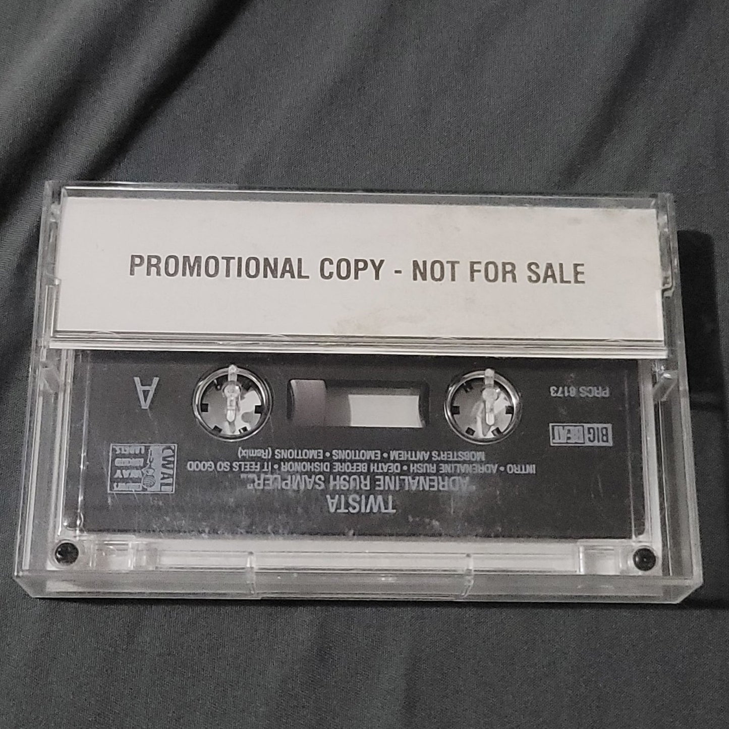 Vtg 1997 Twista Adrenaline Rush Sampler Audio Cassette Tape