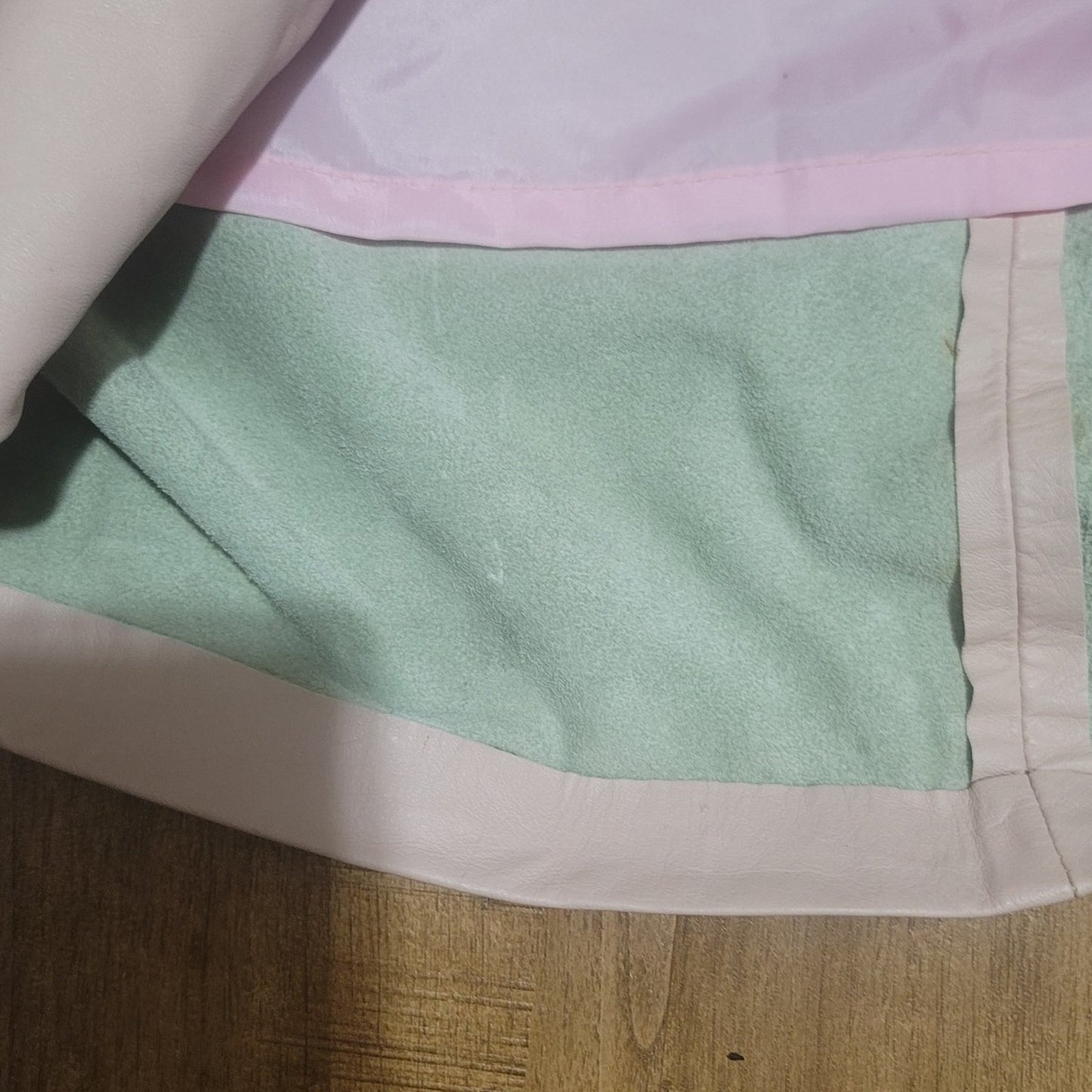 Vtg Prezzia Leather Skirt