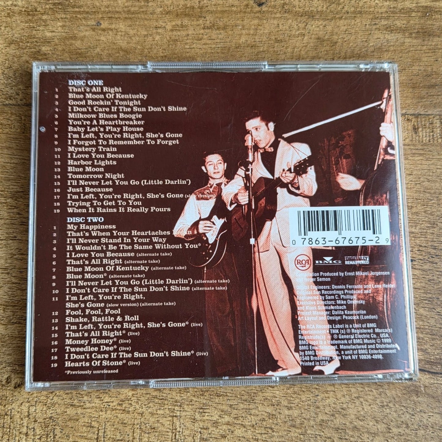 Vtg 1999 Elvis Presley Sunrise Double CD
