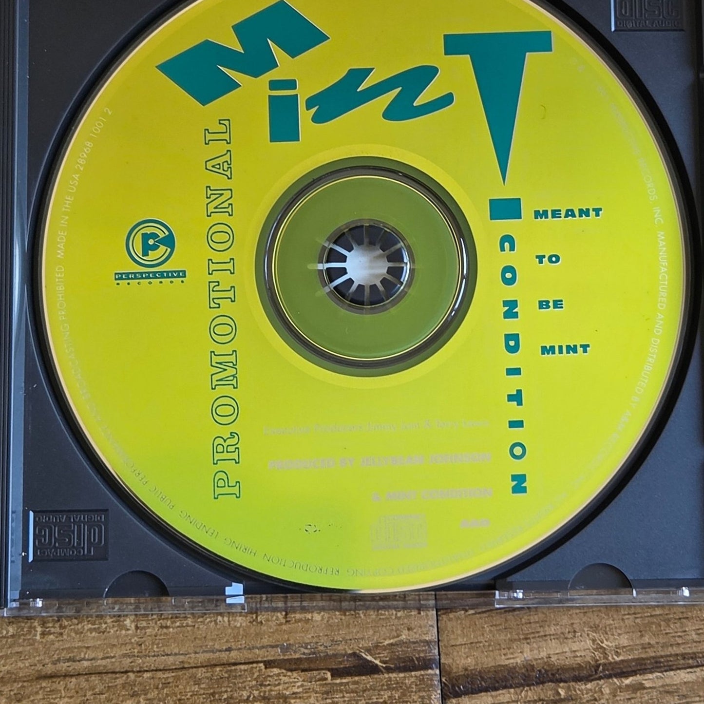 Vtg 1991 Mint Condition MEANT TO BE MINT PROMO CD HYPE STICKER