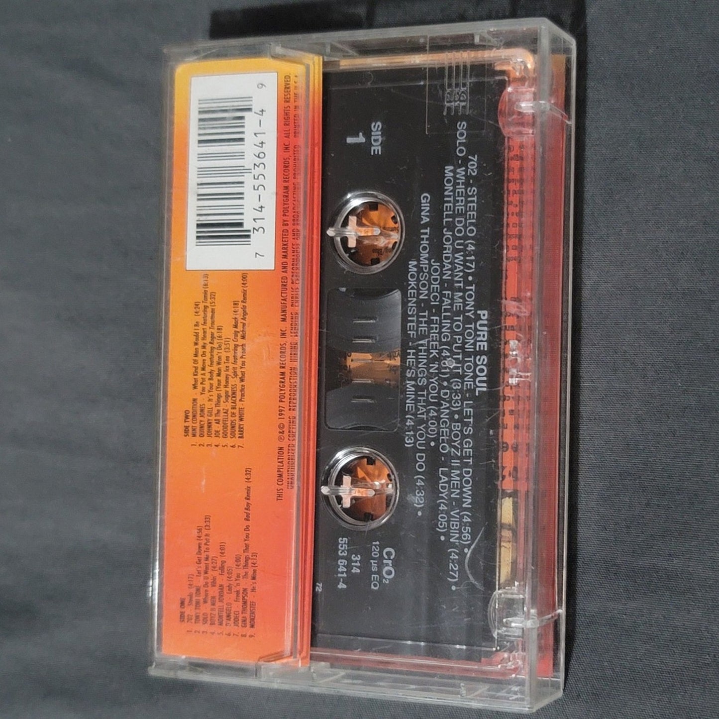 Vtg 1997 PURE SOUL Cassette Tape