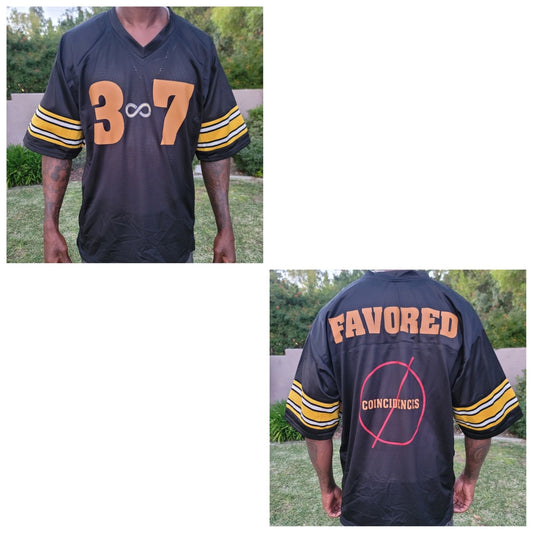 Continual Coincidences Brand Upcycled Vintage Football Jersey FAVORED