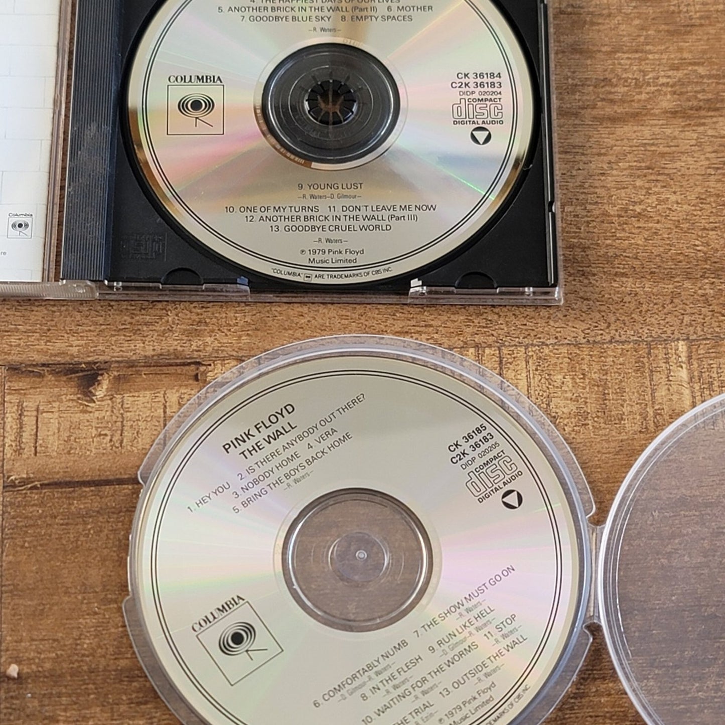 Vtg 1979 Pink Floyd THE WALL DOUBLE CD