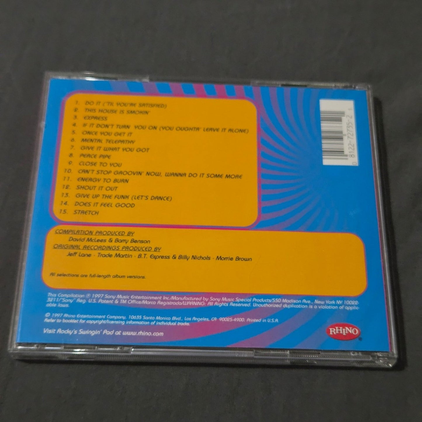 Vtg 1997 B.T. Express THE BEST OF B.T. EXPRESS CD