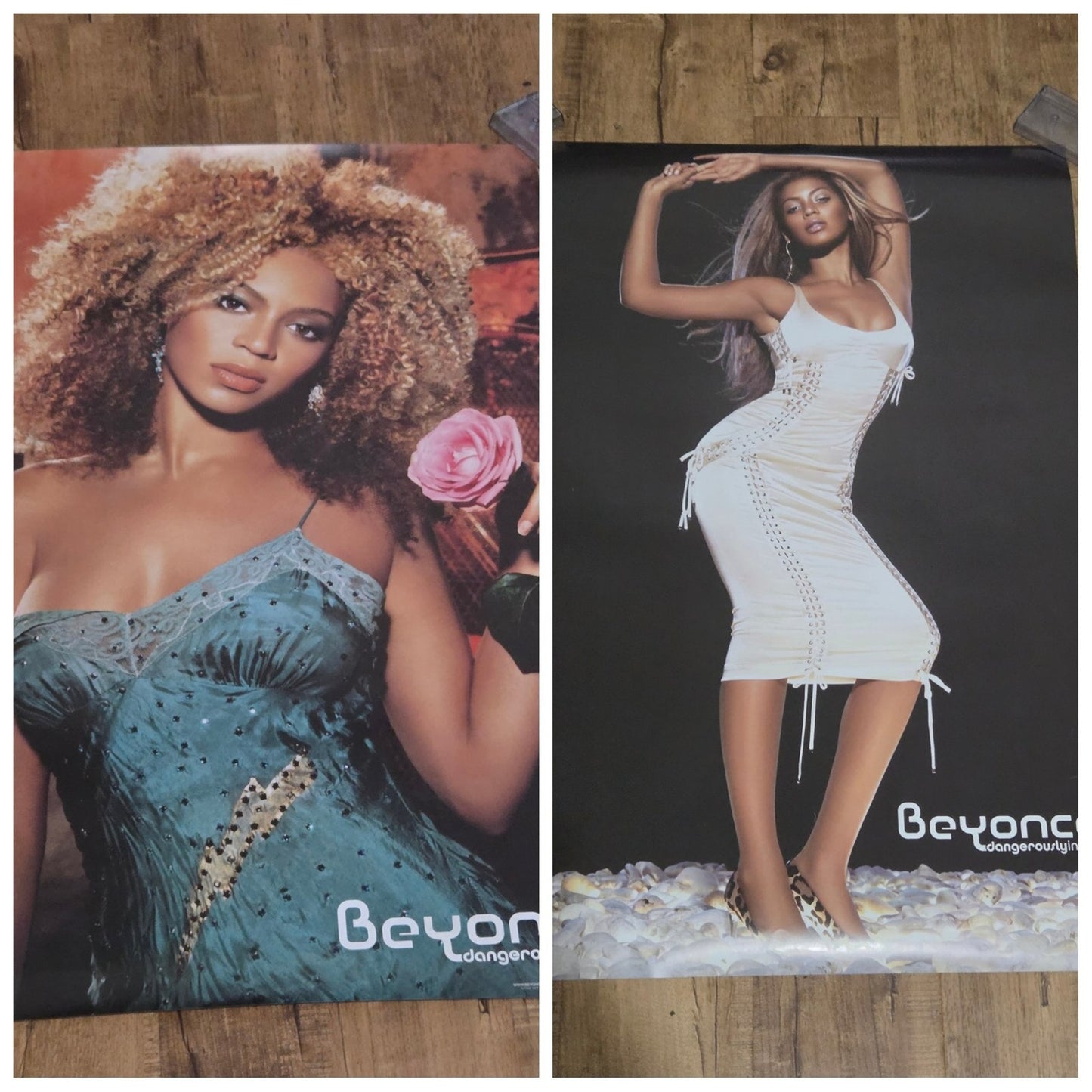 Vtg 2003 Beyonce Dangerously In Love Double-sided Promo Poster