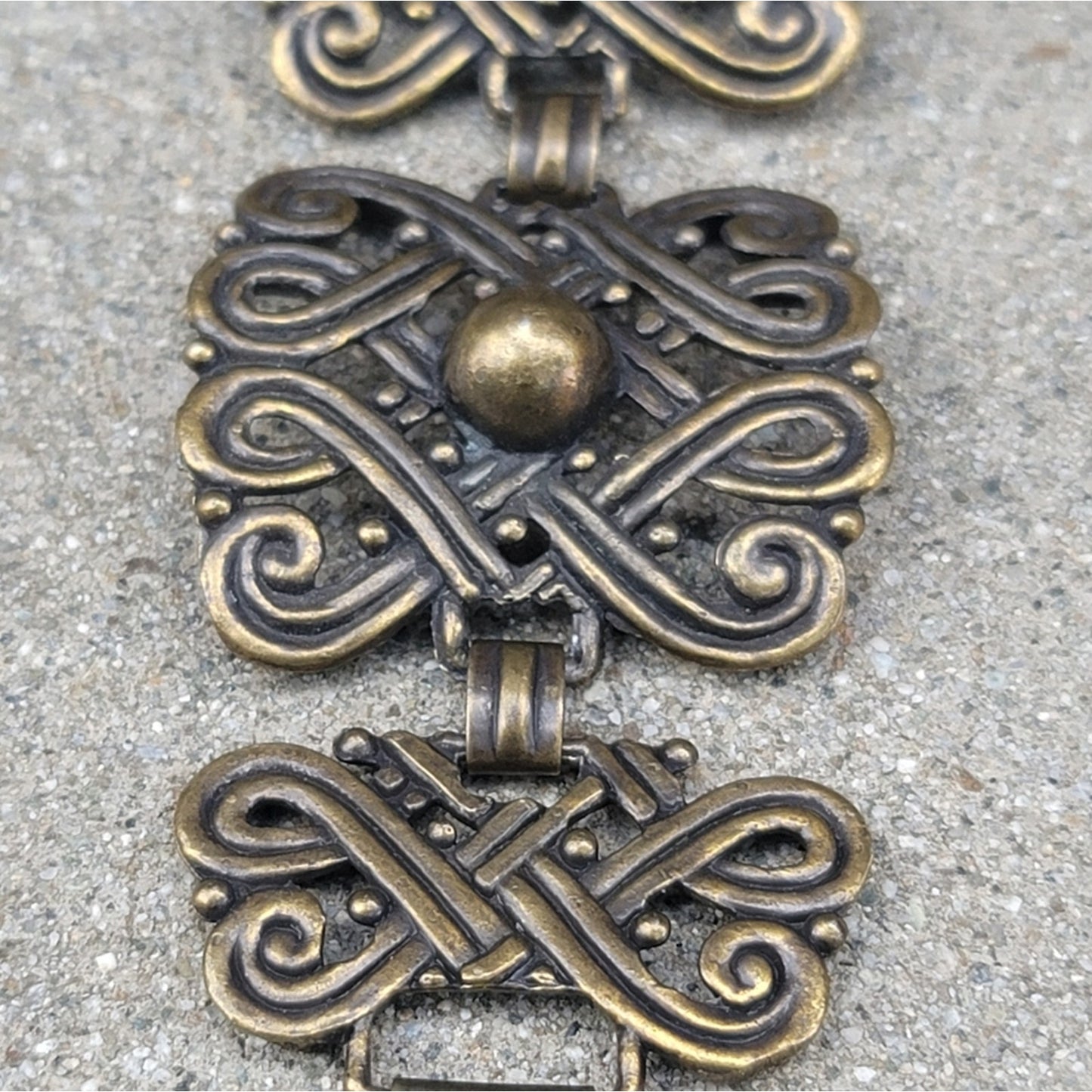 Vtg 1970s Navajo Native Ornate Bracelet