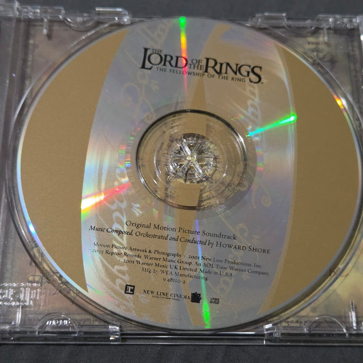 Vtg 2001 Lord of the Rings The Fellowship of the Ring Soundtrack Enhanced CD