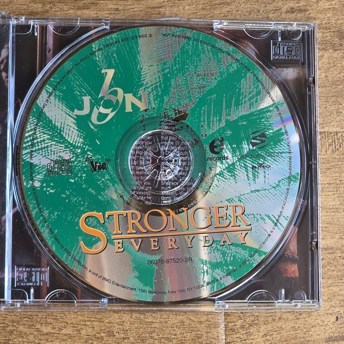 Vtg 2004 Jon B Stronger Everyday CD