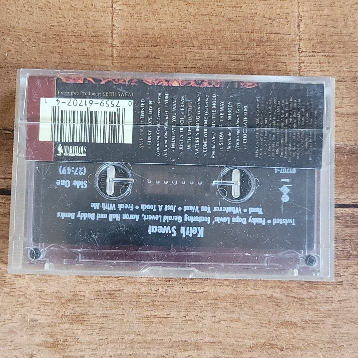 Vtg 1996 Keith Sweat KEITH SWEAT Cassette Tape