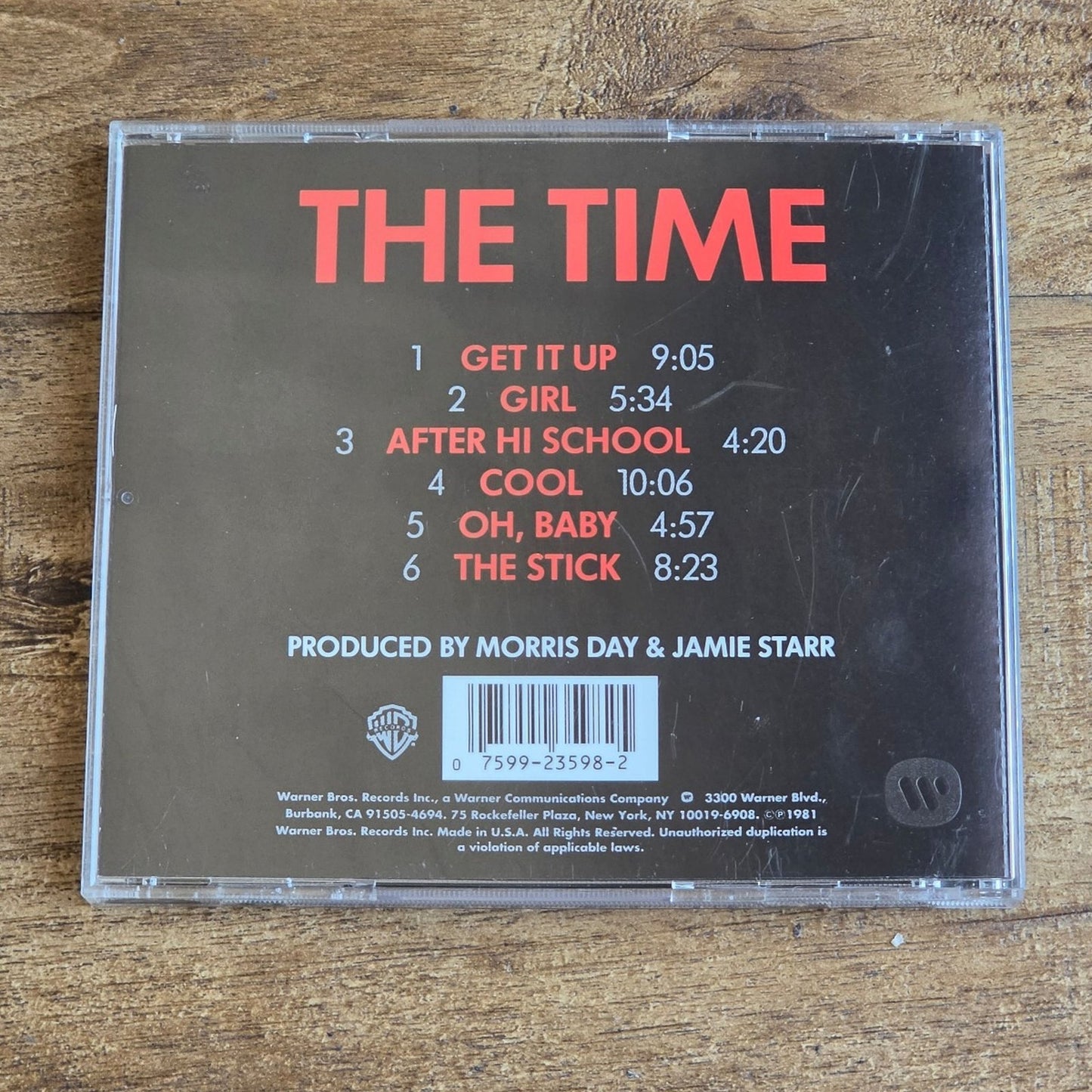 Vtg 1981 THE TIME SELF TITLED CD