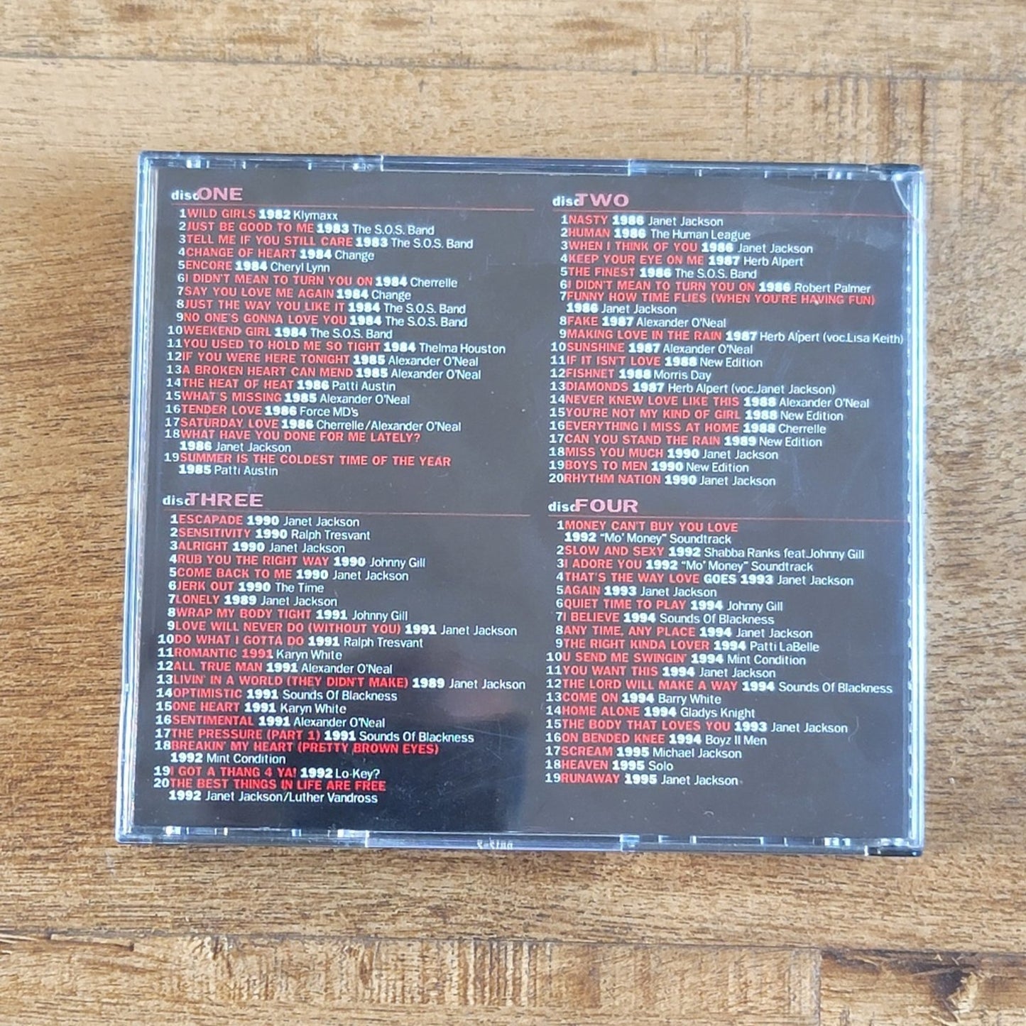 Vtg 1996 Jimmy Jam & Terry Lewis THE HIT SONGS PROMO 4 CD Set