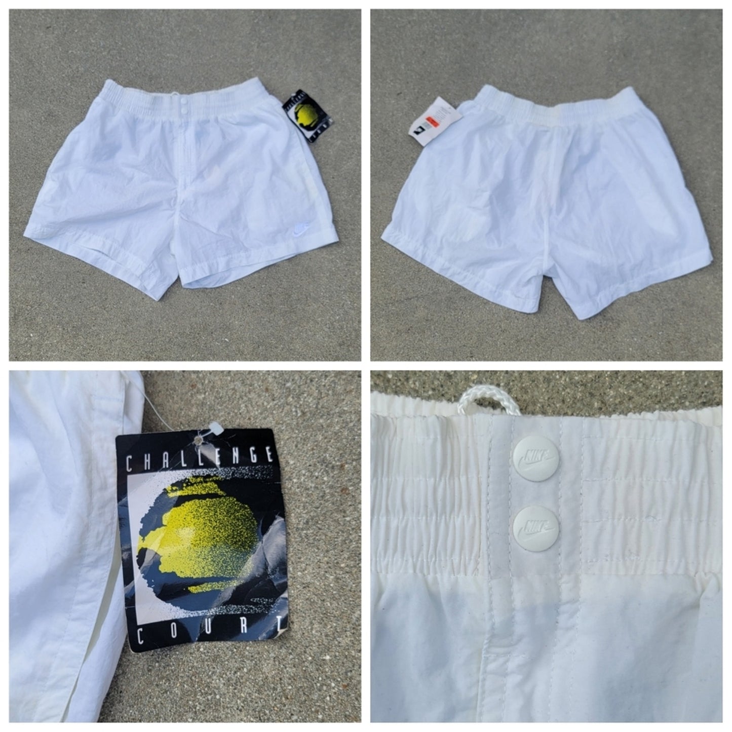 Nike Andre Agassi Challenge Court Nylon Tennis Shorts