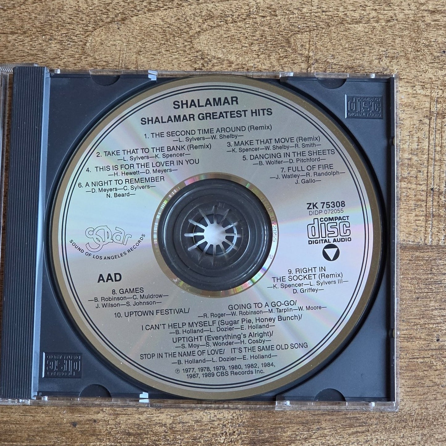 Vtg 1989 Shalamar GREATEST HITS CD