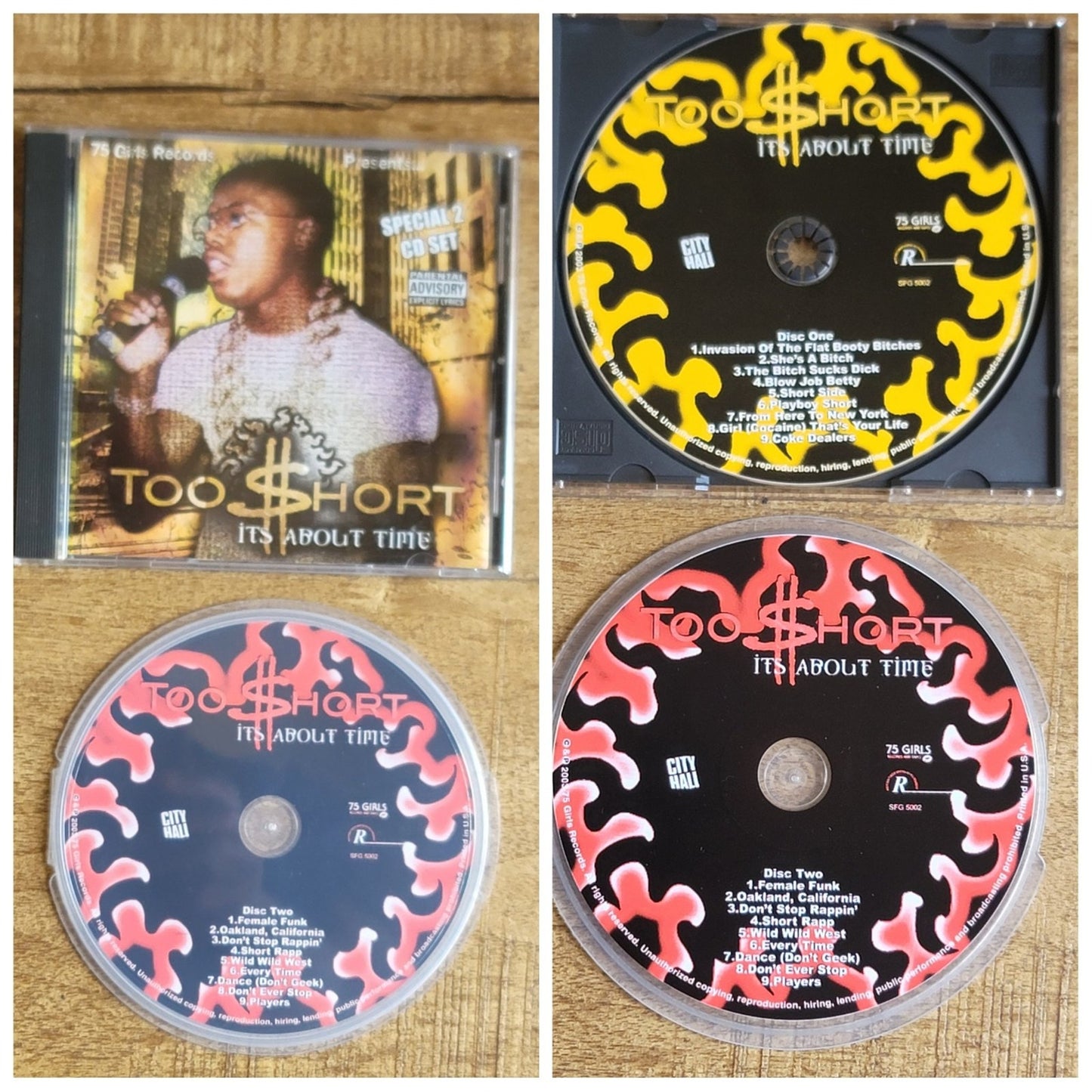 Vtg 2003 Too Short IT'S ABOUT TIME Double CD